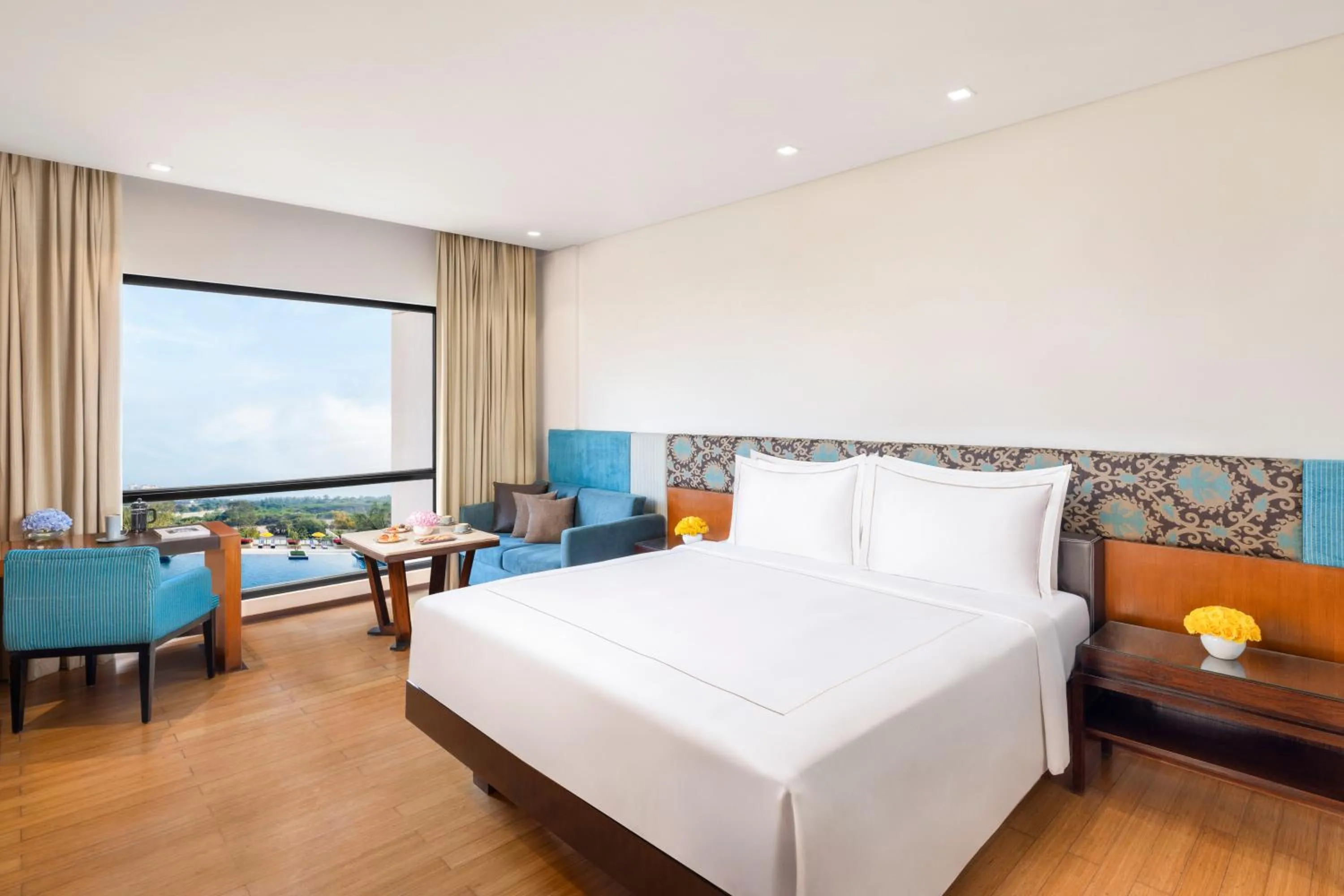 Bed in Taj Surajkund Resort & Spa, Delhi NCR