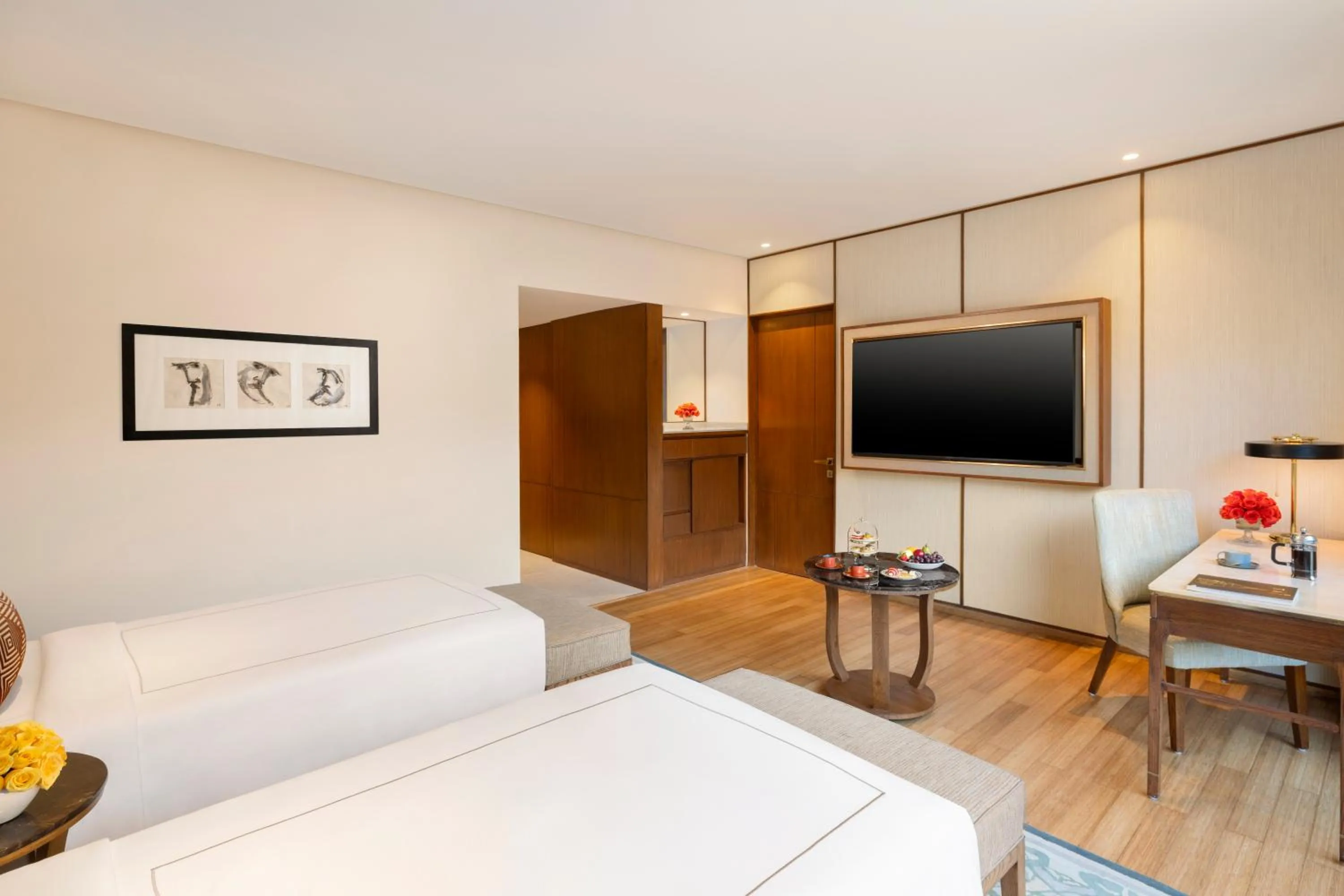 Bed in Taj Surajkund Resort & Spa, Delhi NCR