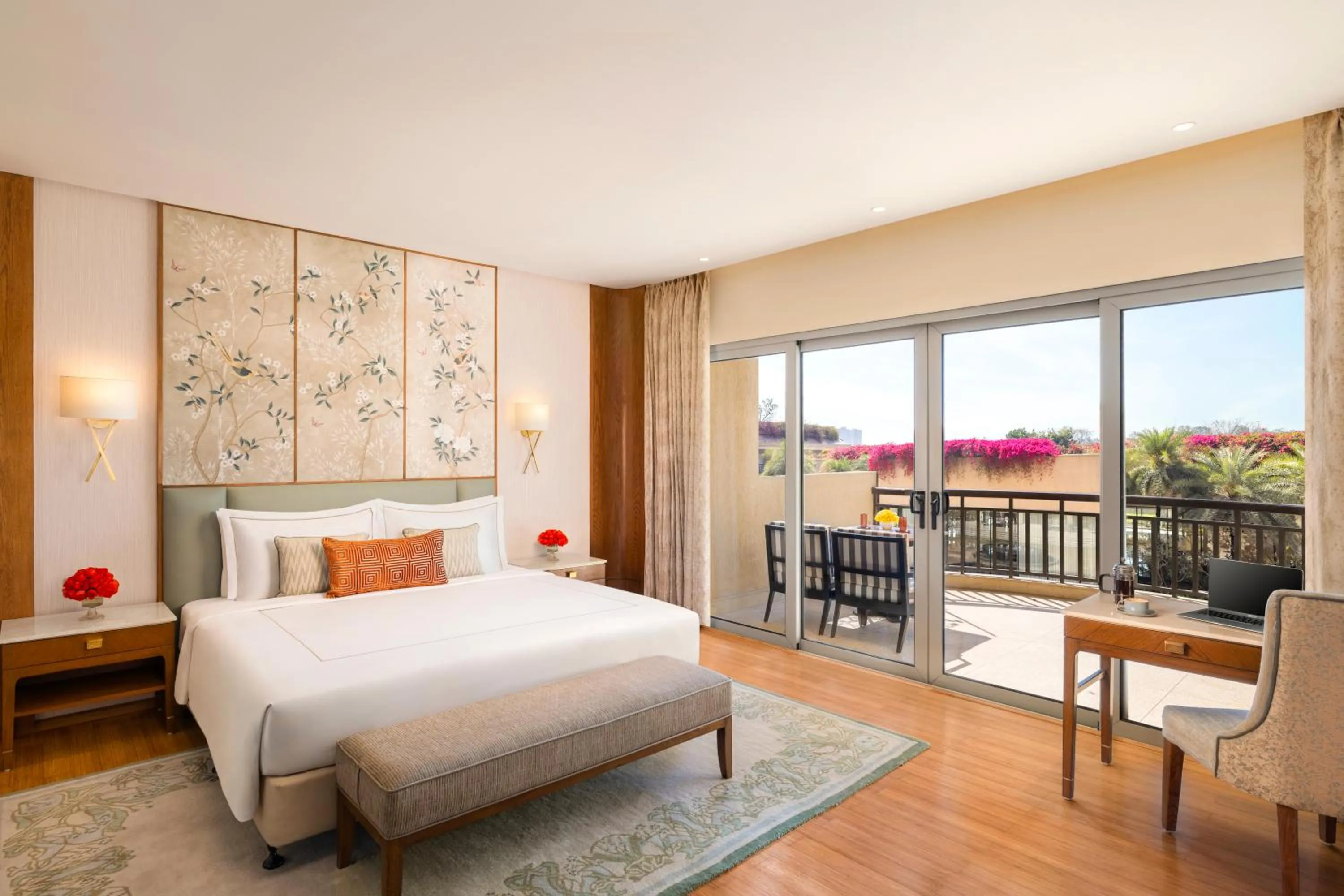 Bed in Taj Surajkund Resort & Spa, Delhi NCR