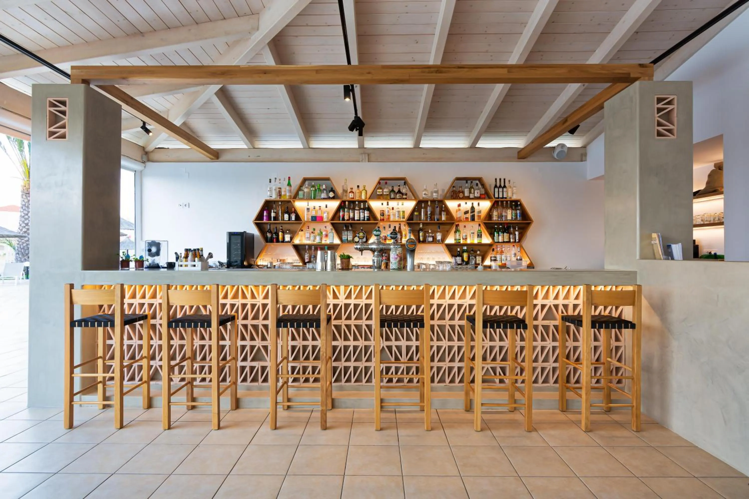 Lounge or bar in Hotel Hara Ilios Village