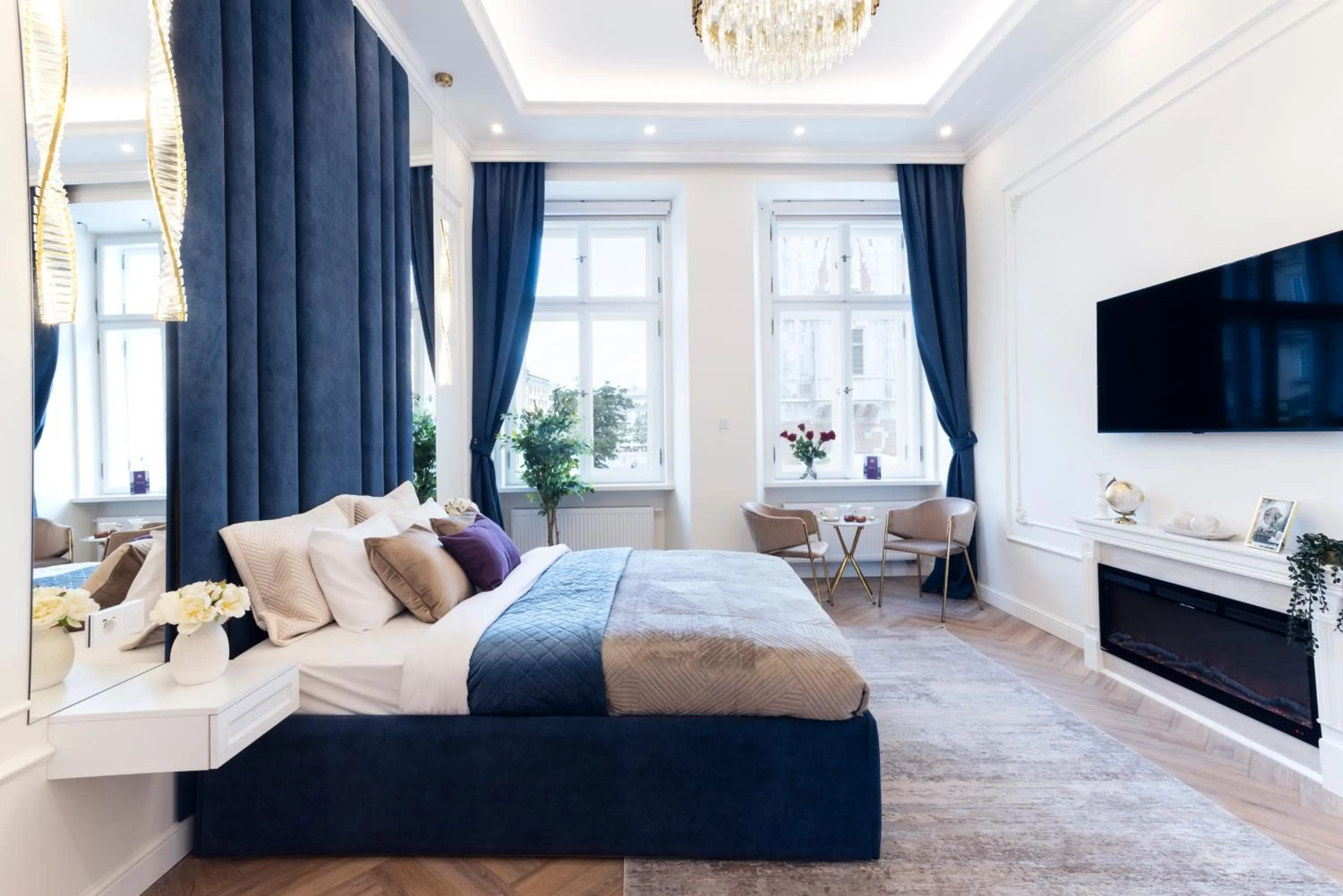 Bed in Main Square Apartments