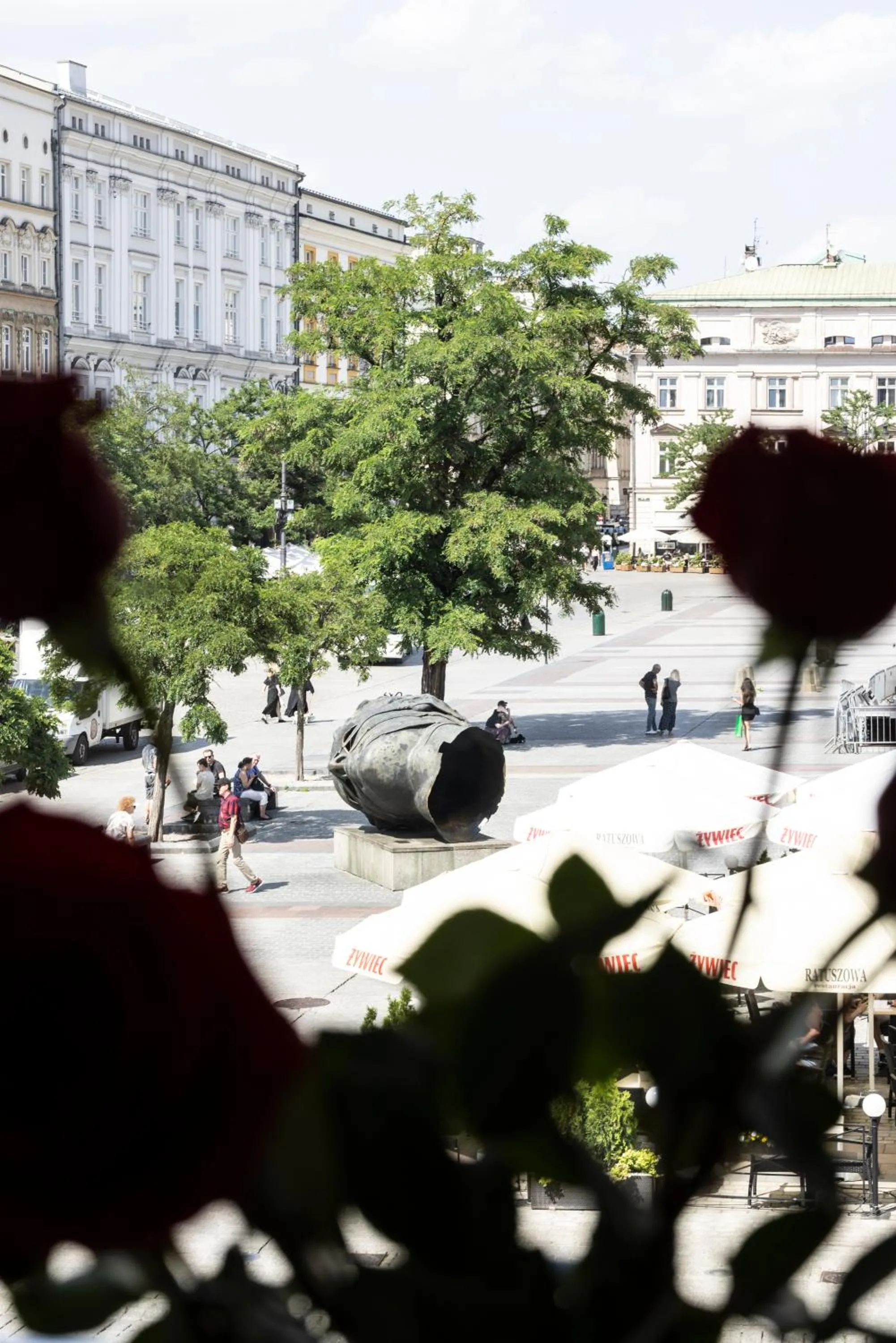 View (from property/room) in Main Square Apartments