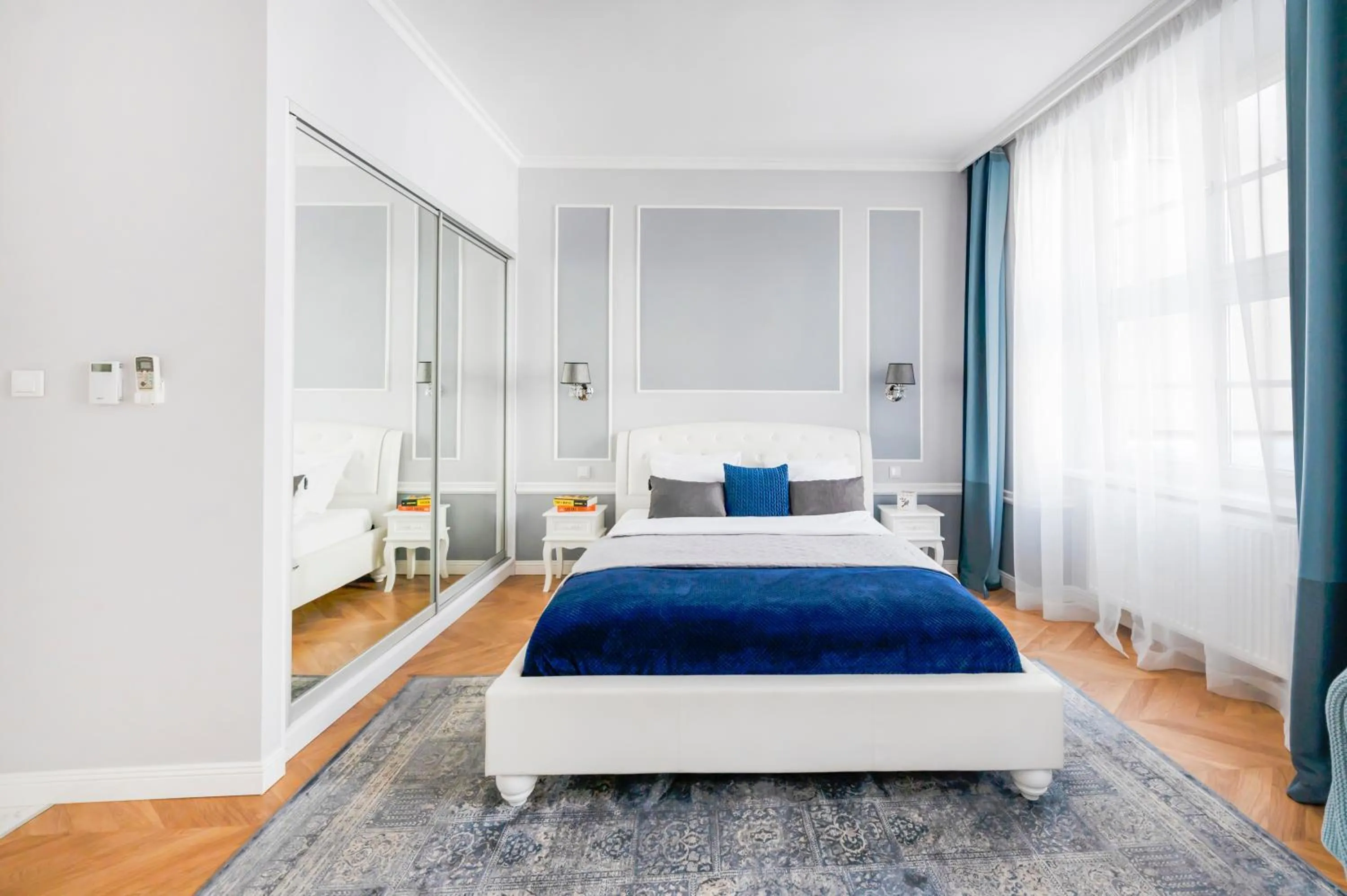 Bed in Main Square Apartments