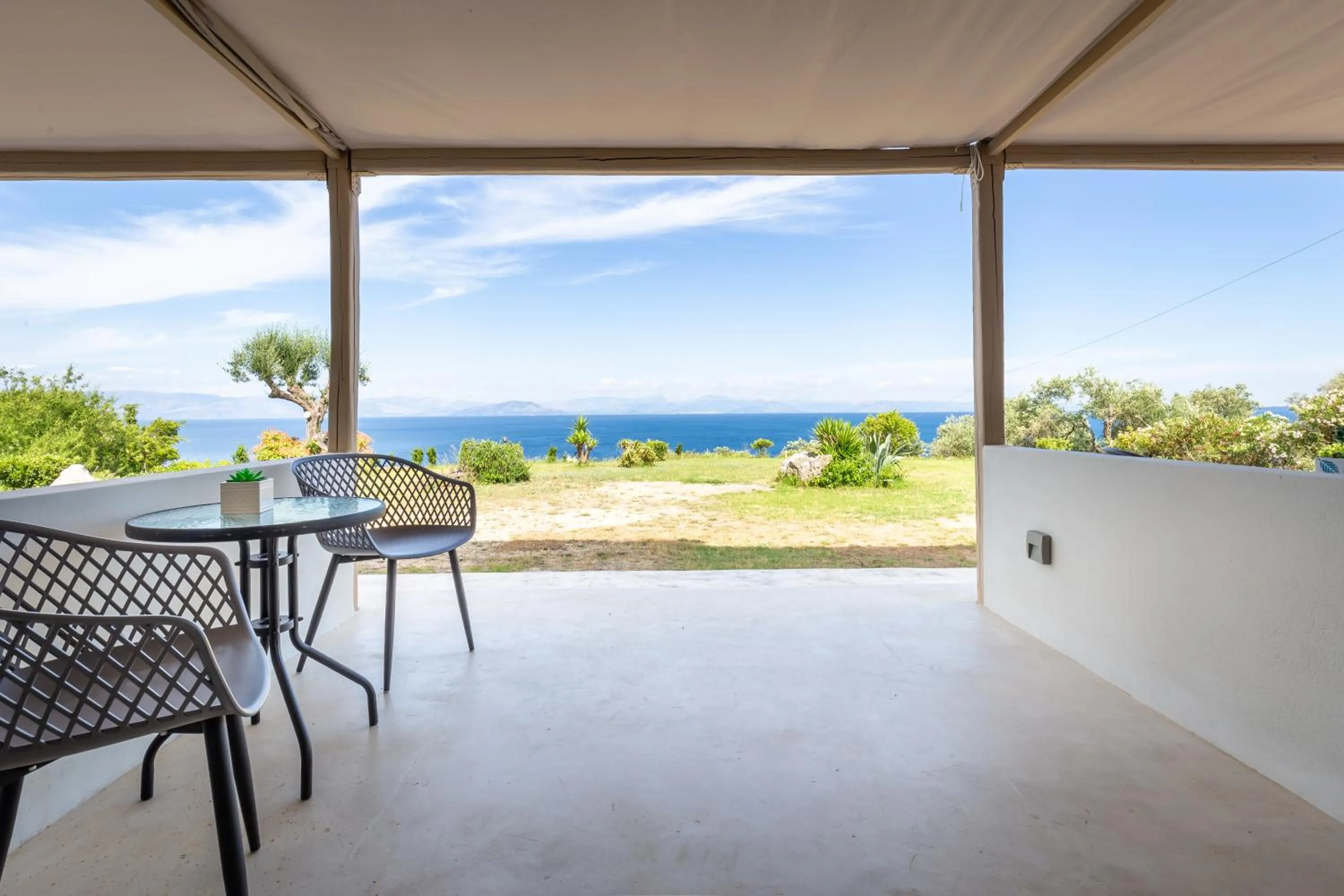 View (from property/room) in Anasa Corfu