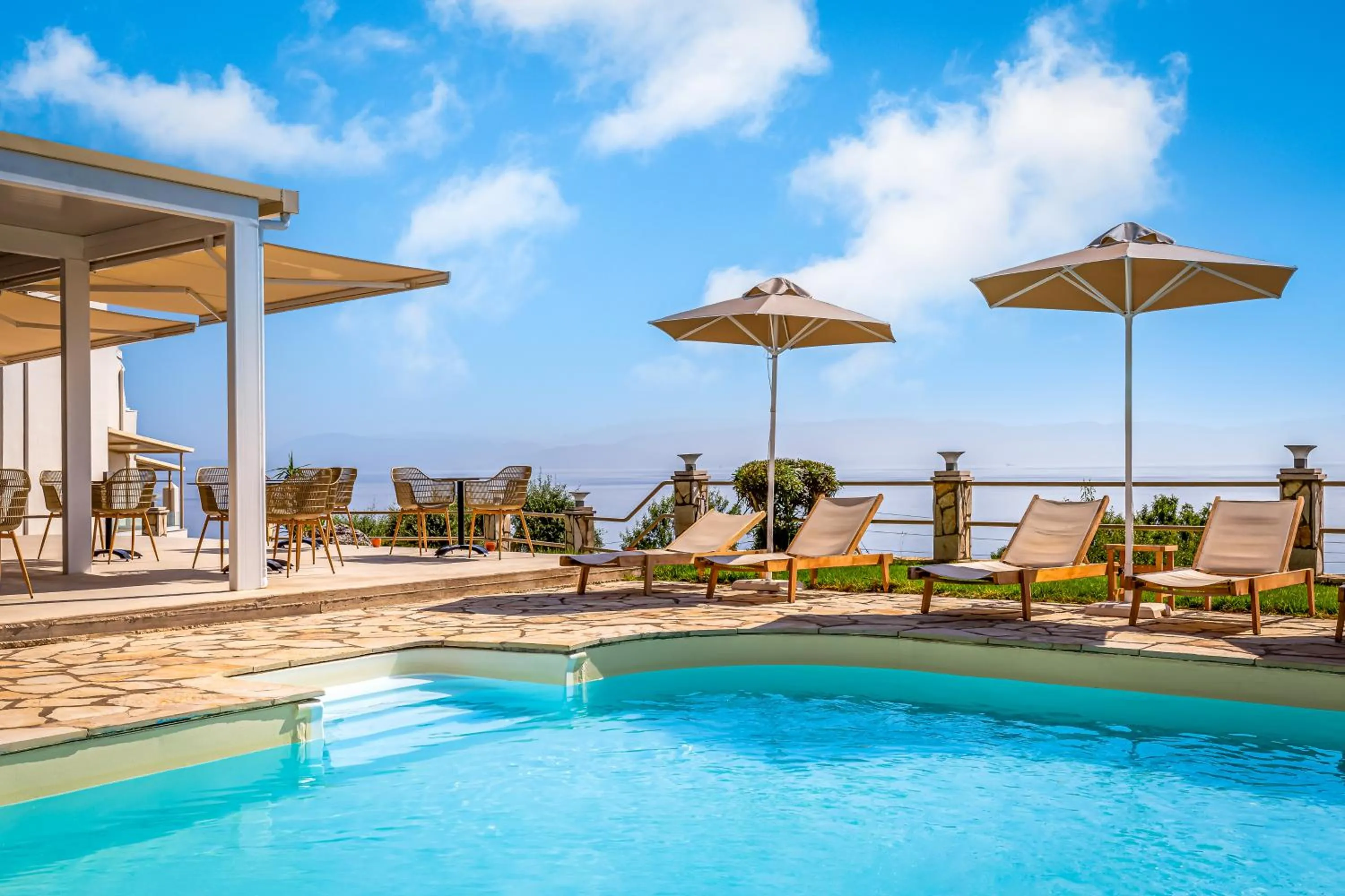 Swimming pool in Anasa Corfu