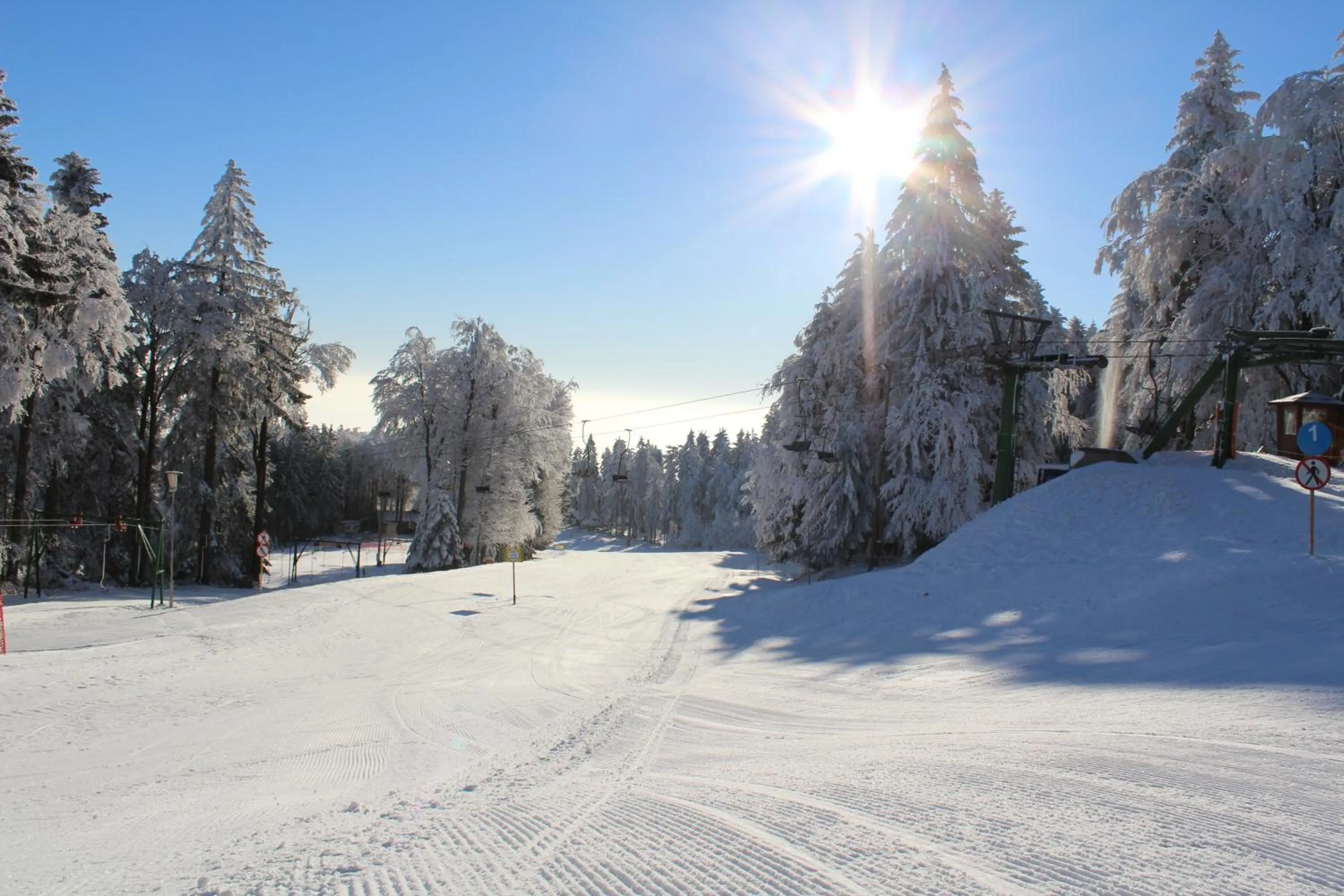 Skiing in Pohorje Village Wellbeing Resort - Wellness & Spa Hotel Bolfenk