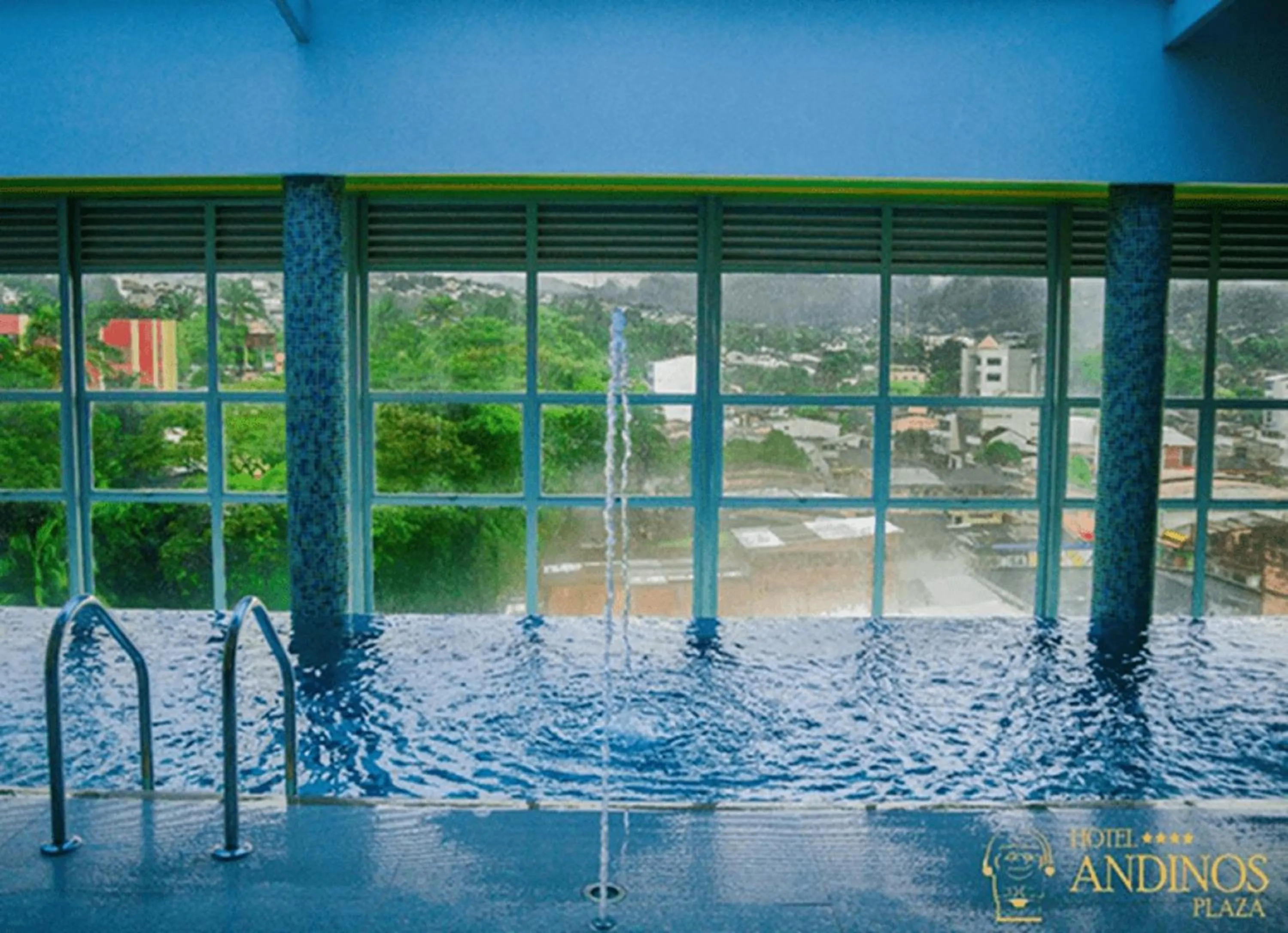 Pool view in Hotel Andinos Plaza Florencia