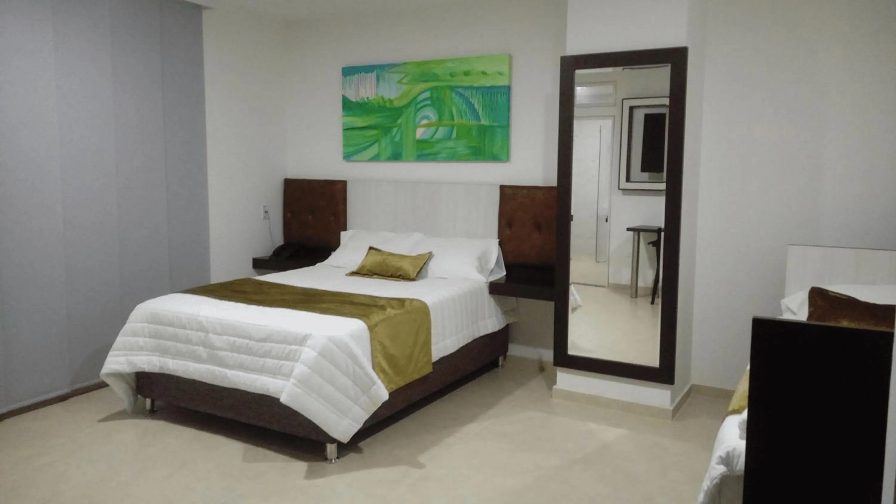 Bed in Hotel Andinos Plaza Florencia