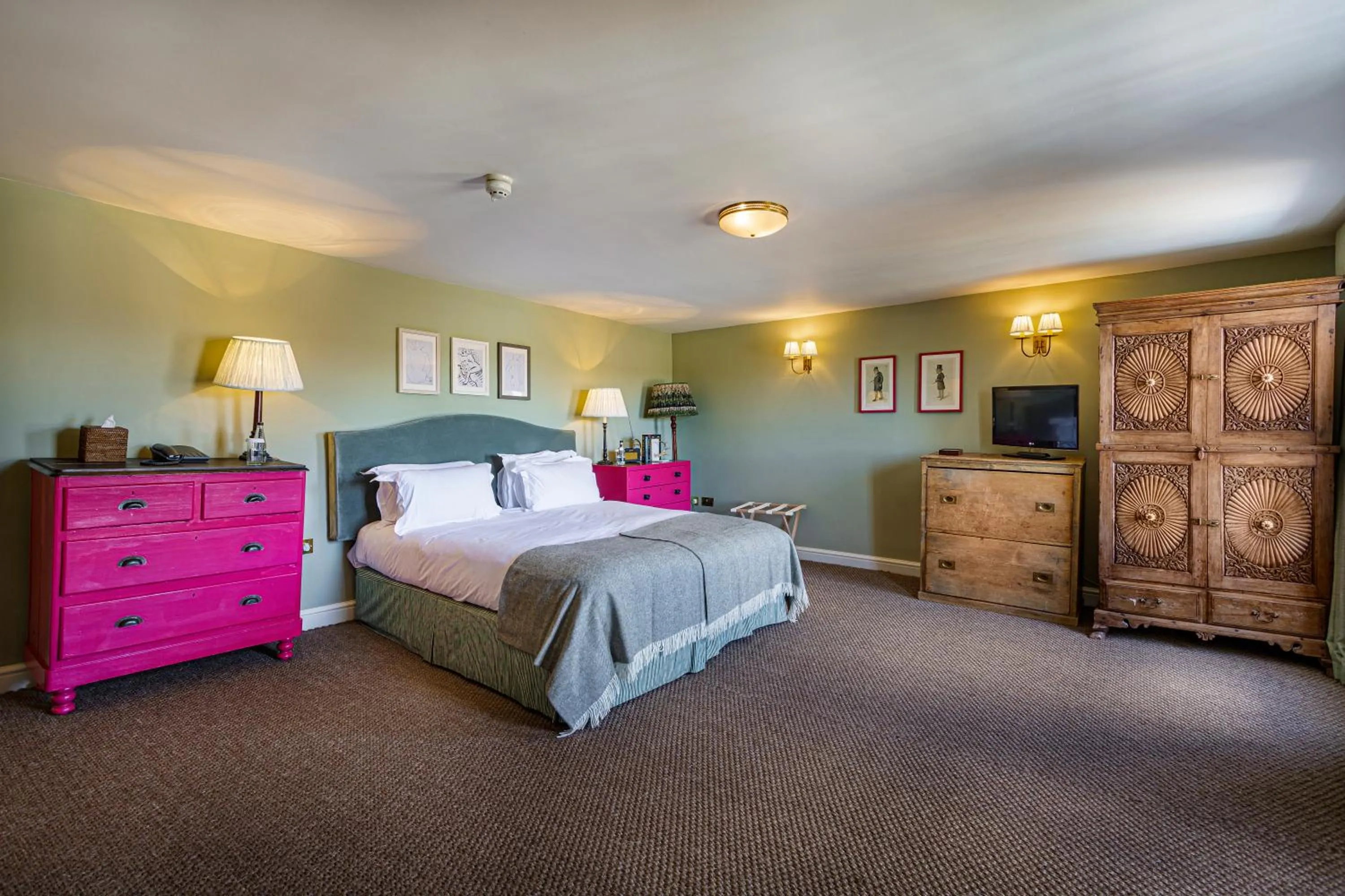 Bedroom, Bed in The Talbot, Malton, North Yorkshire - The Coaching Inn Group