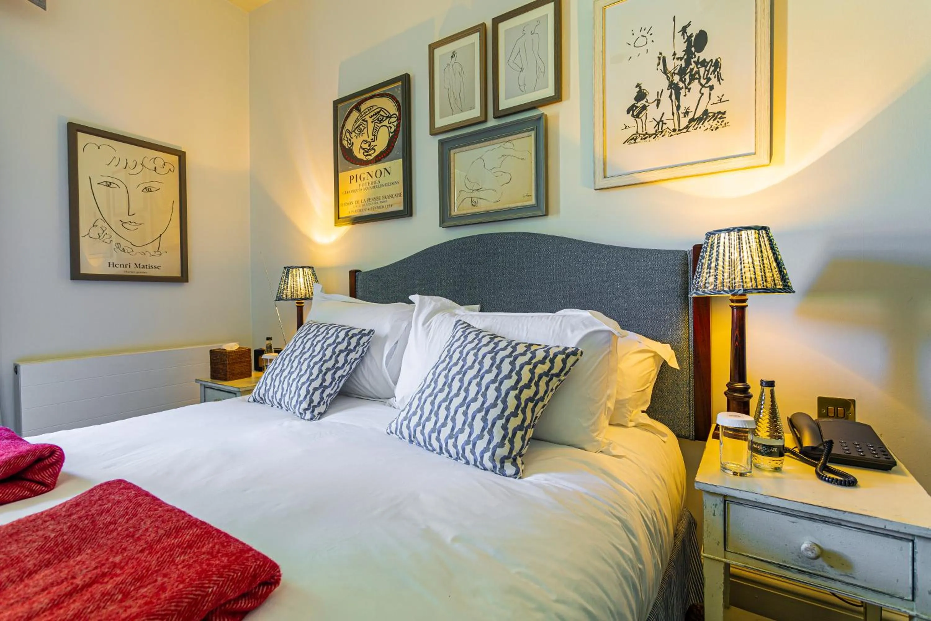 Bedroom, Bed in The Talbot, Malton, North Yorkshire - The Coaching Inn Group