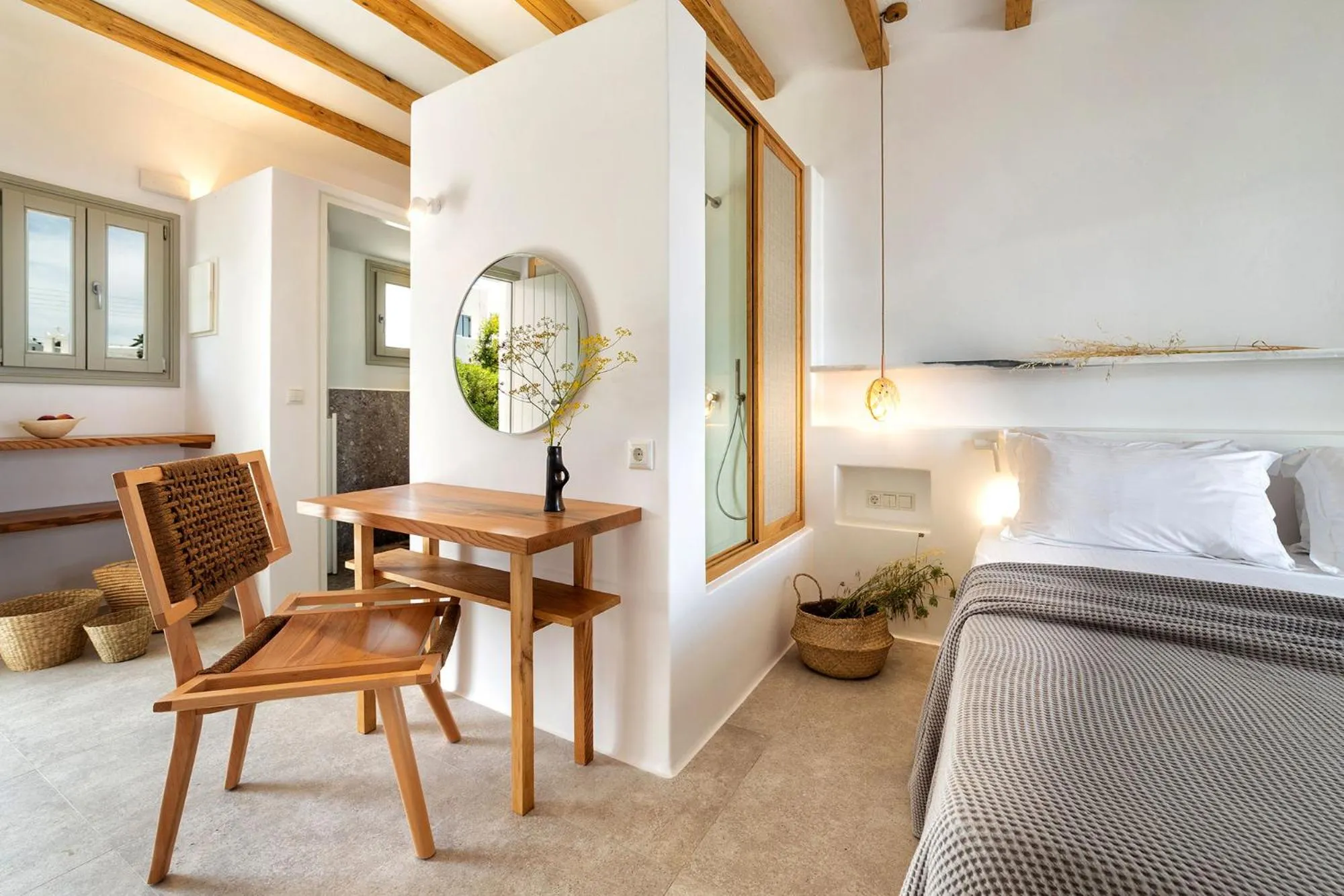 Photo of the whole room, Bed in Anemomylos Residence