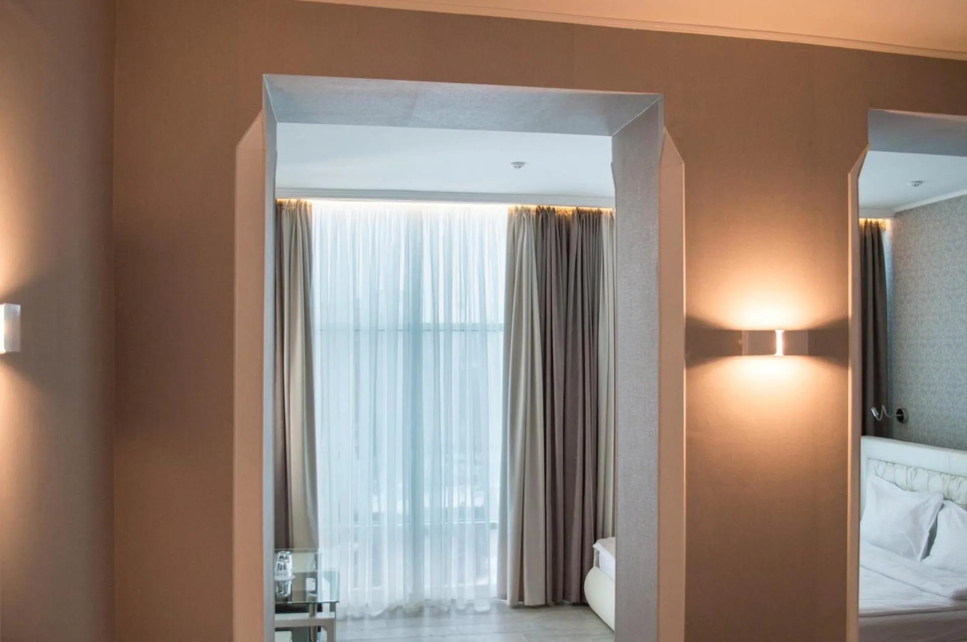 Bed in Pallada Hotel