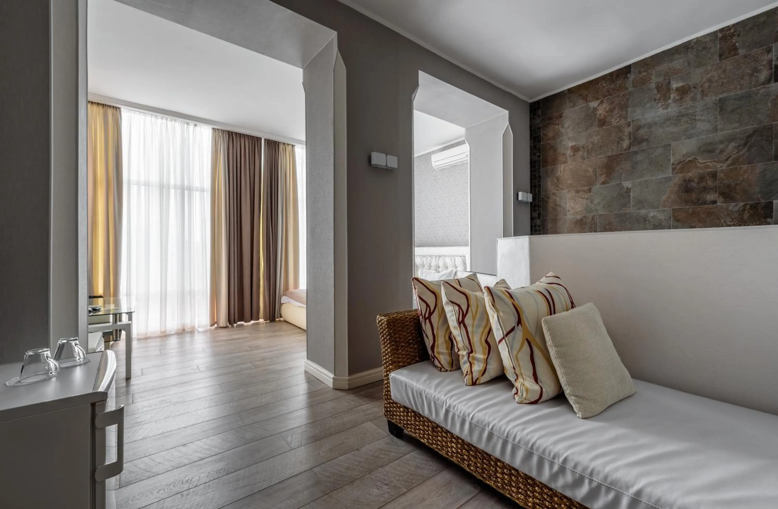 Photo of the whole room, Bed in Pallada Hotel