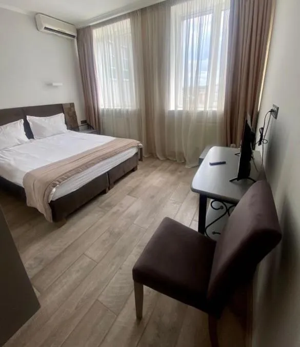 Bed in Pallada Hotel