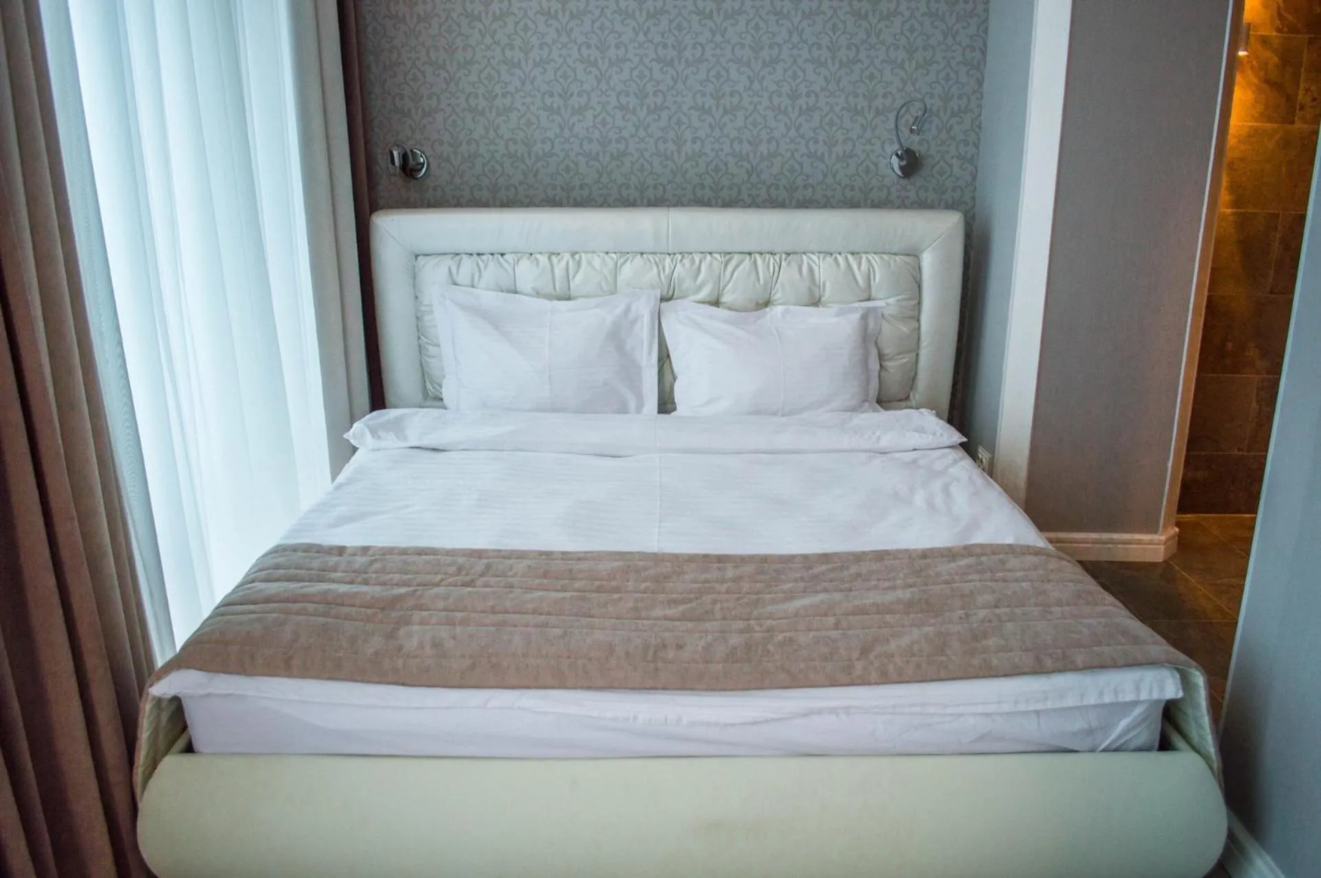 Bed in Pallada Hotel