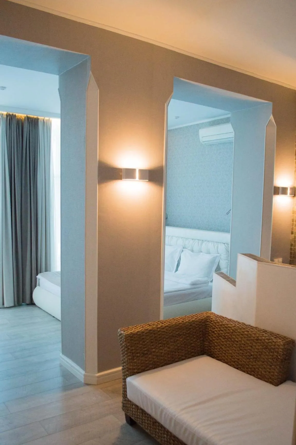 Bed in Pallada Hotel