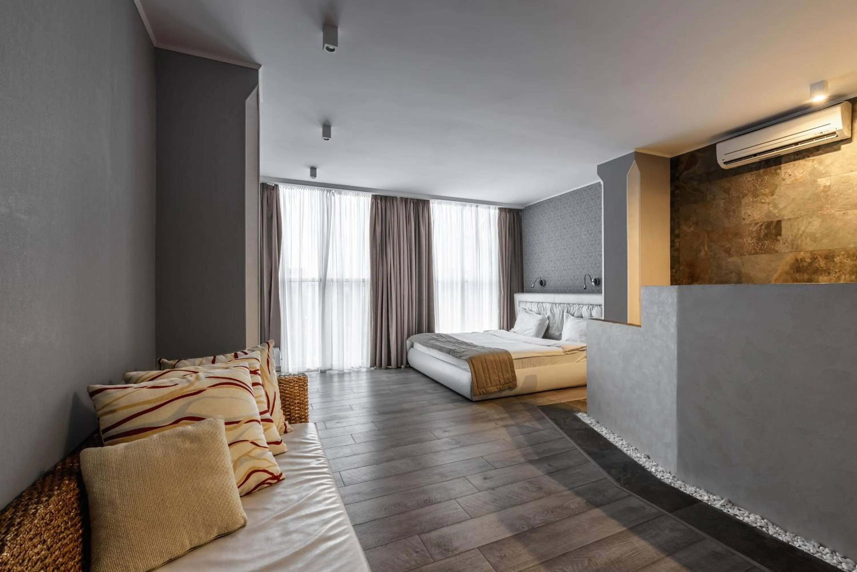 Bed in Pallada Hotel