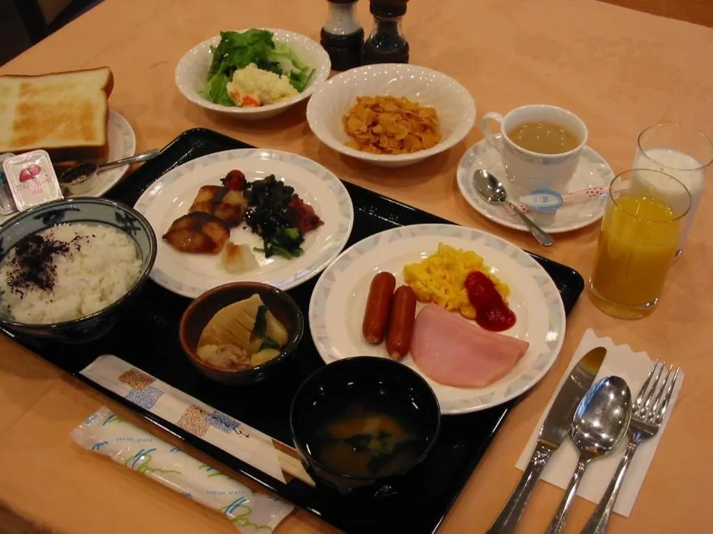 Buffet breakfast in Hotel Kunimi Gotenba
