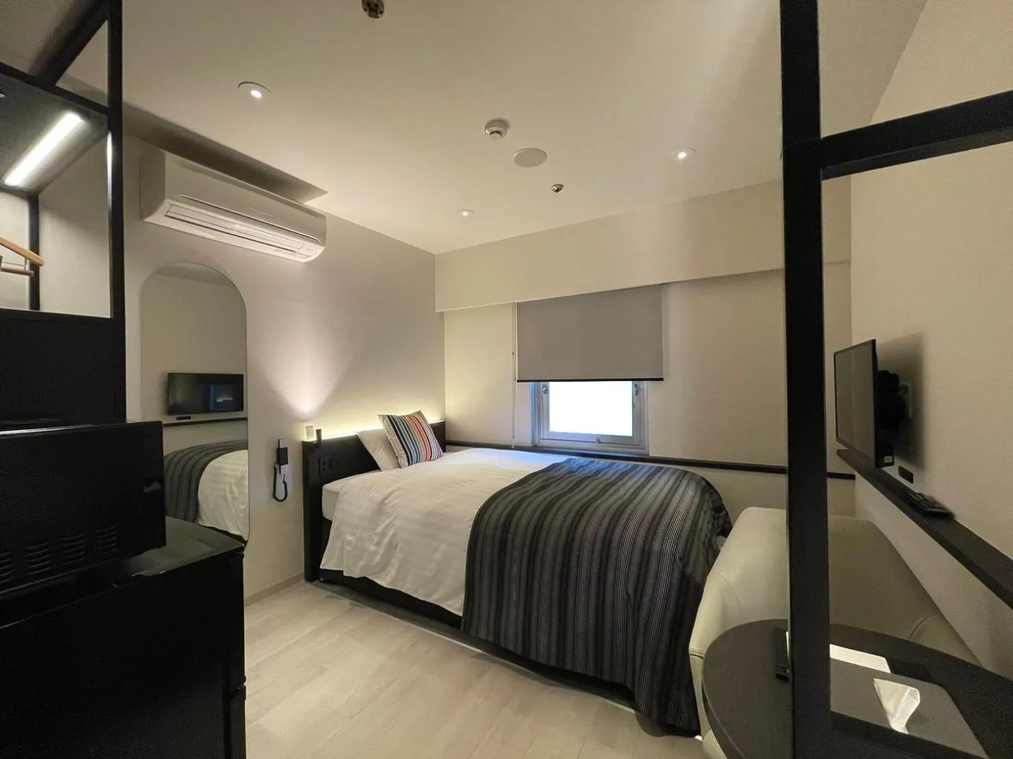 Bed in Hotel Sunroute Kumamoto