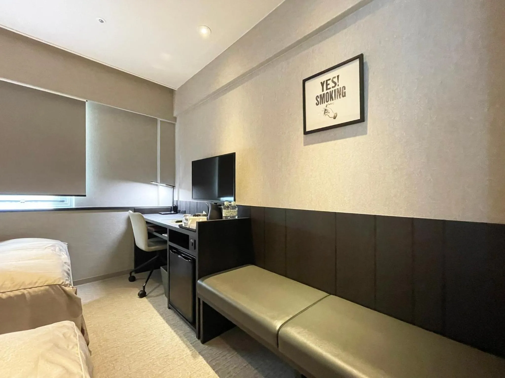 Bed in Hotel Sunroute Kumamoto