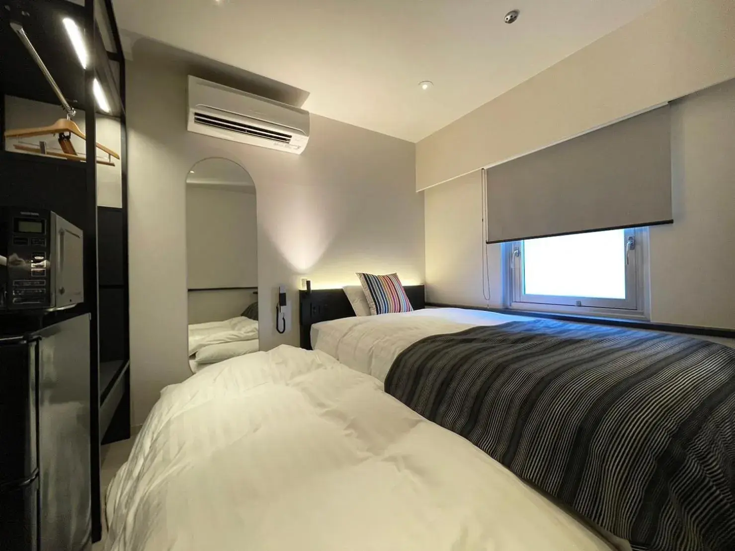 Bed in Hotel Sunroute Kumamoto Bed in Hotel Sunroute Kumamoto