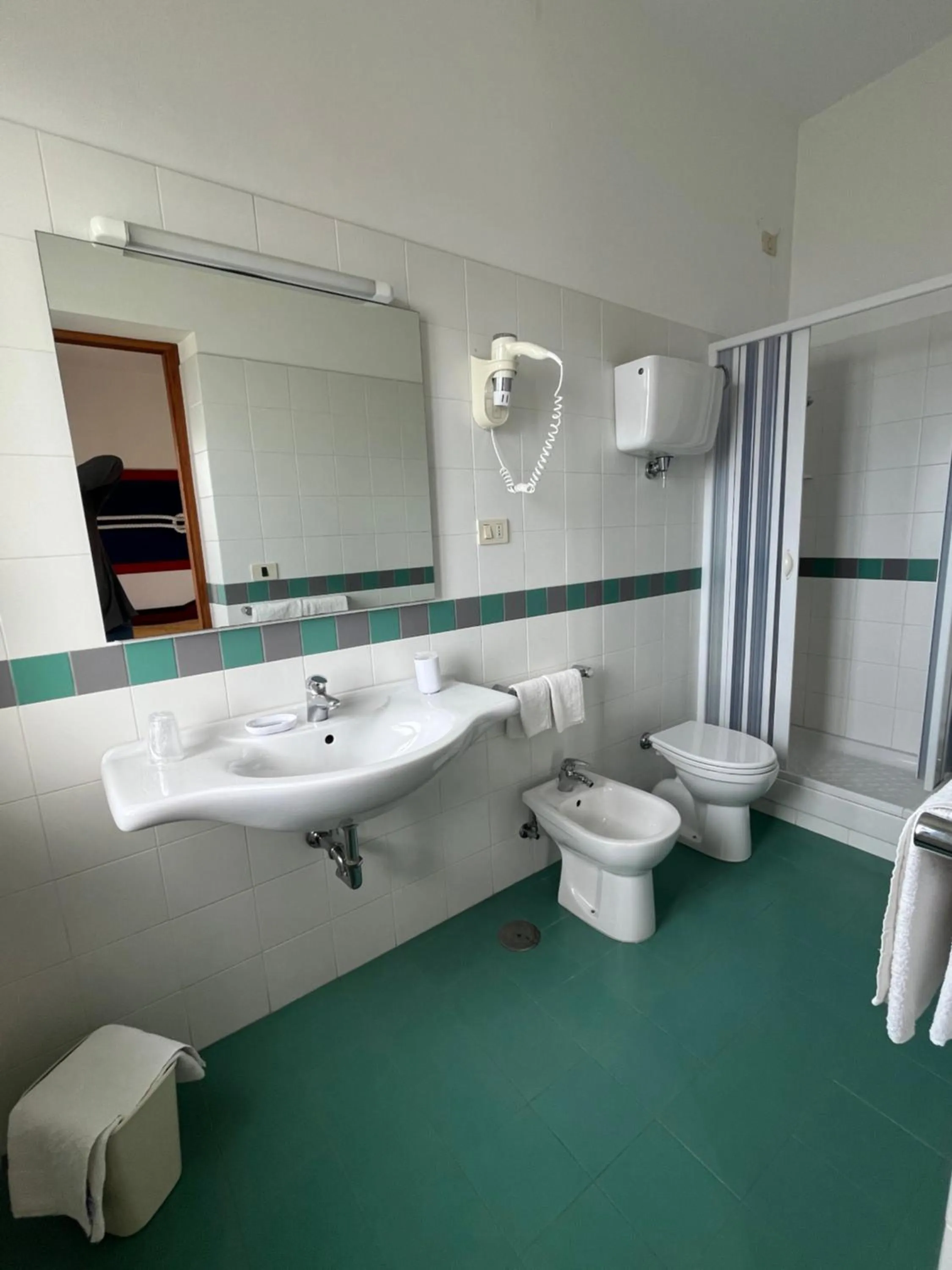 Bathroom in Hotel La Carruba