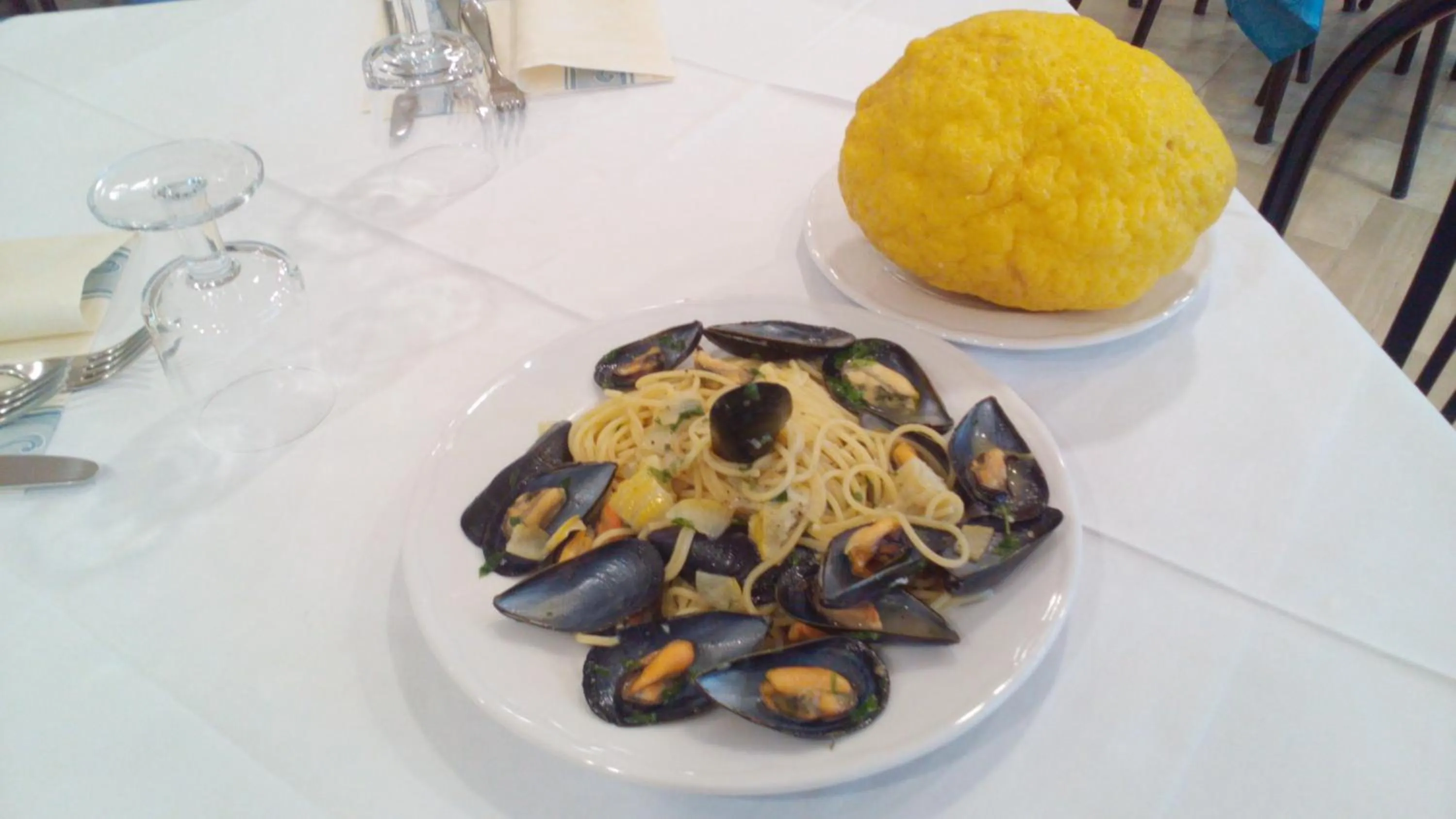 Food close-up in Hotel La Carruba