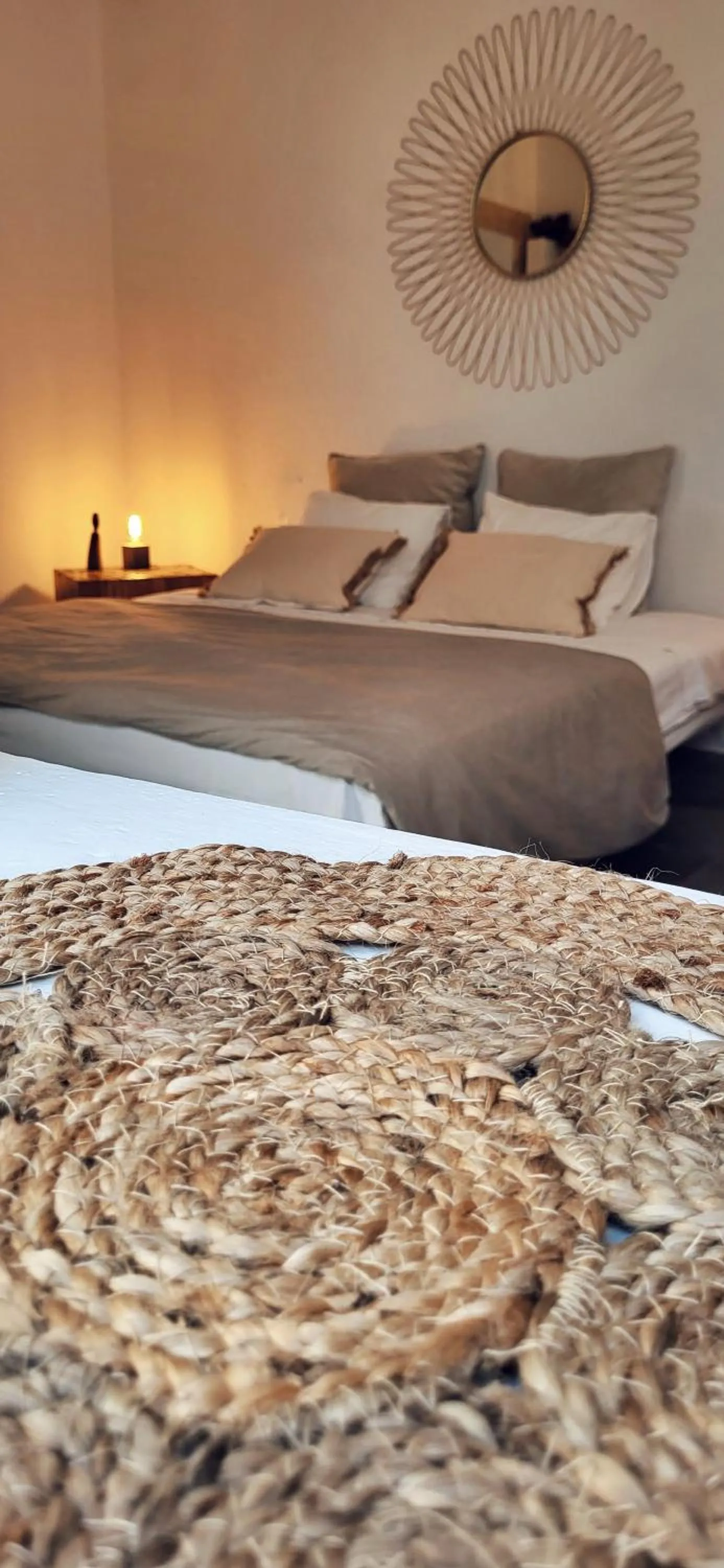 Bed in B&B La Mimosa