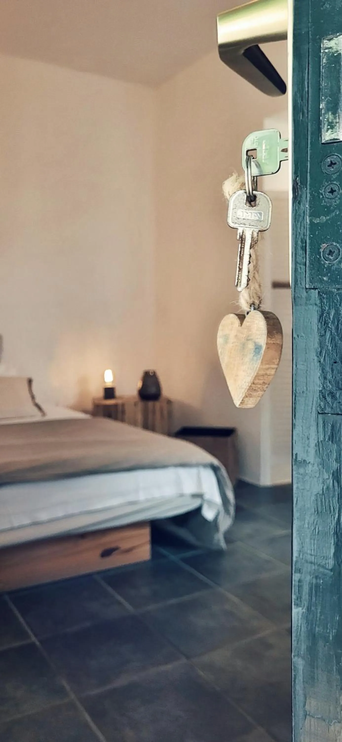 Bed in B&B La Mimosa