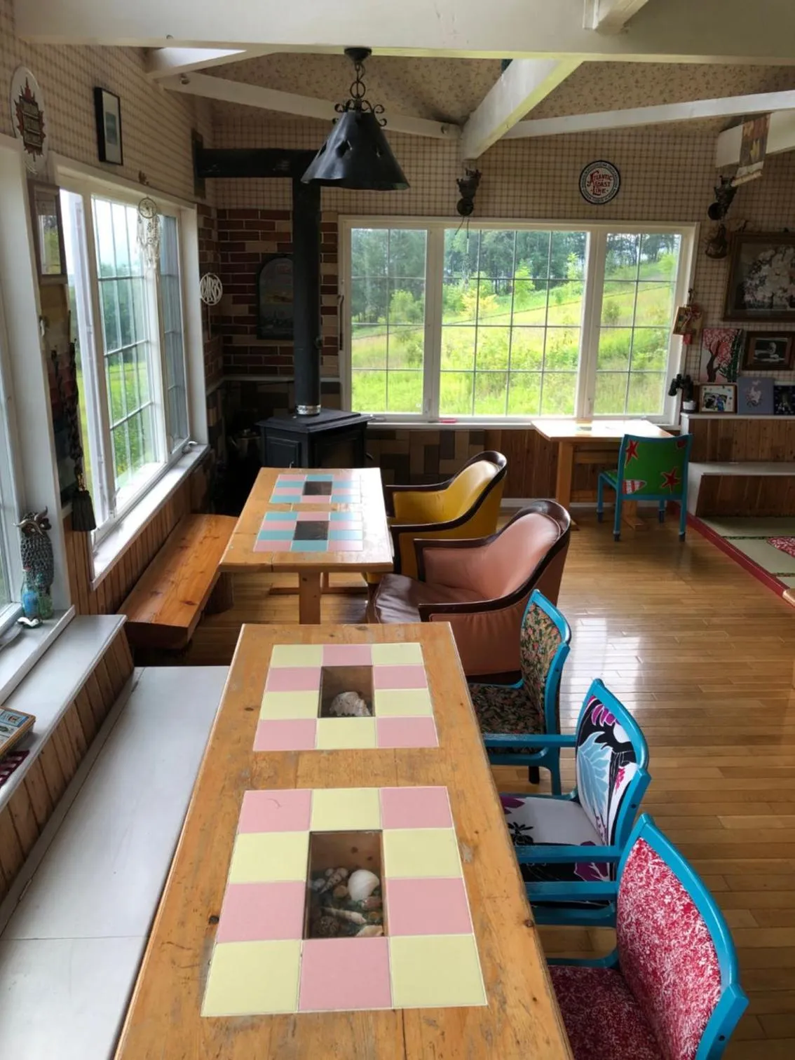 Communal lounge/ TV room in Pension Hoshi Ni Negaiwo