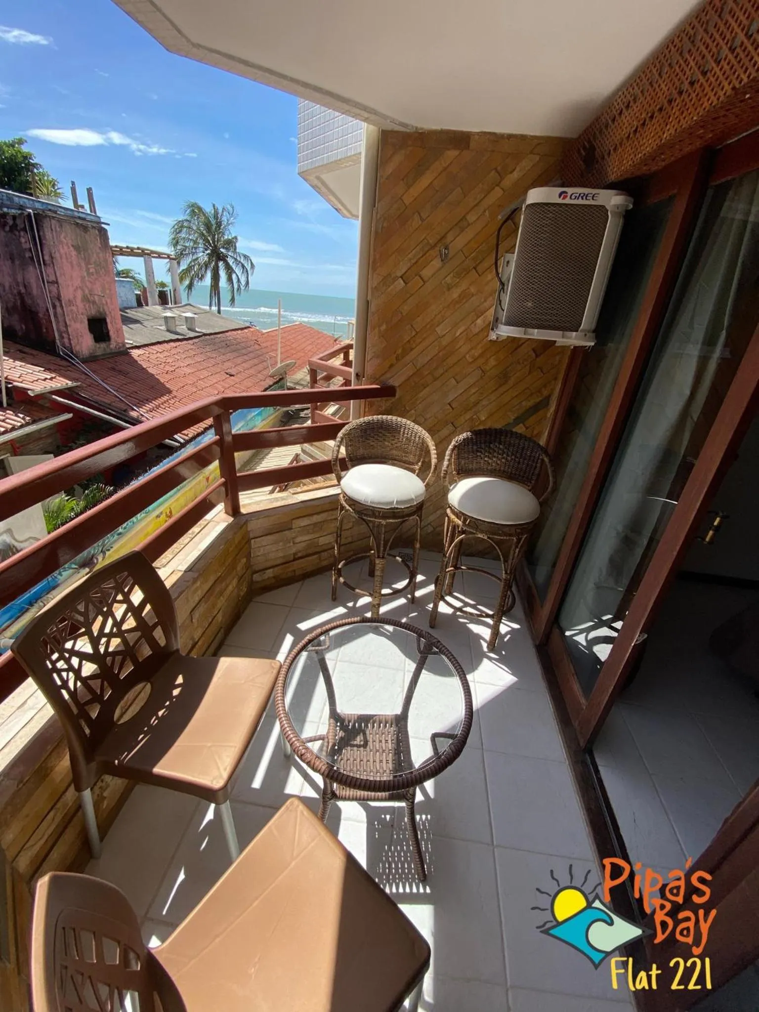Balcony/Terrace in Flat Pipa's Bay 221
