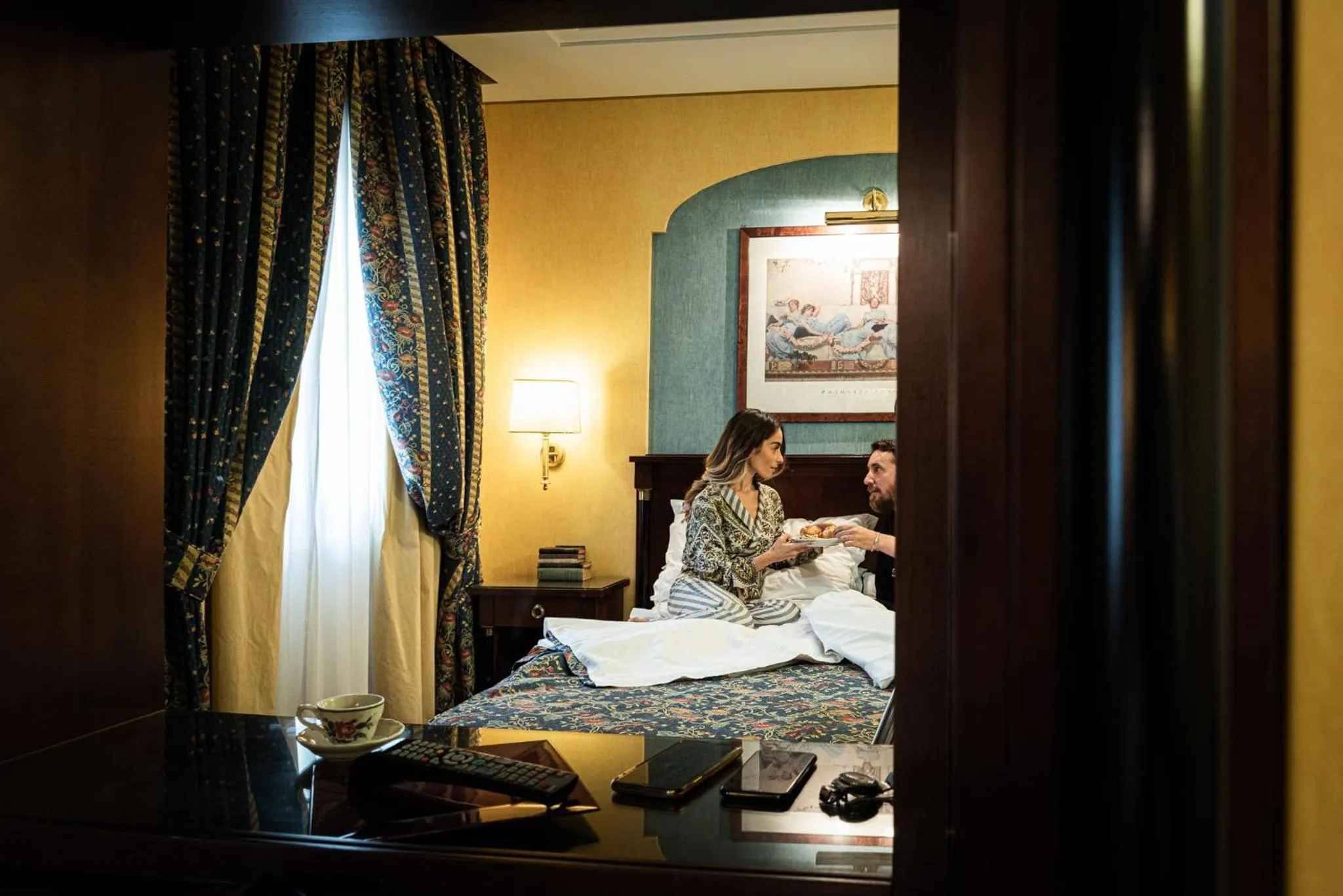 Bed in Hotel Petite Fleur