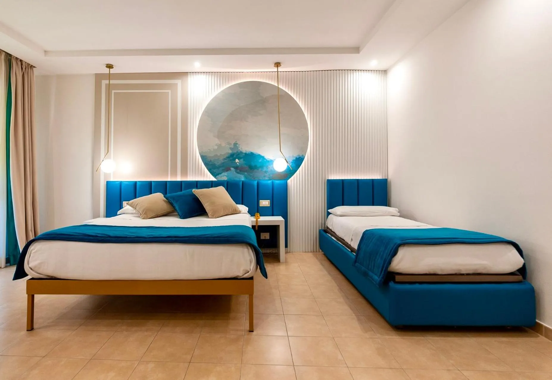 Bed in Le Naiadi Park Hotel Sul Lago