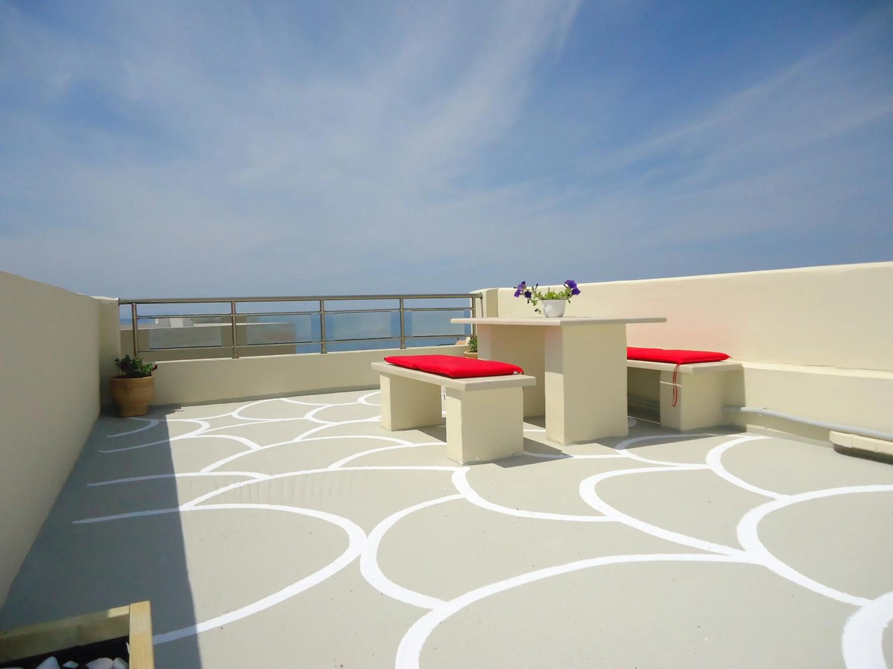 Patio in Almyra Apartments & Suites