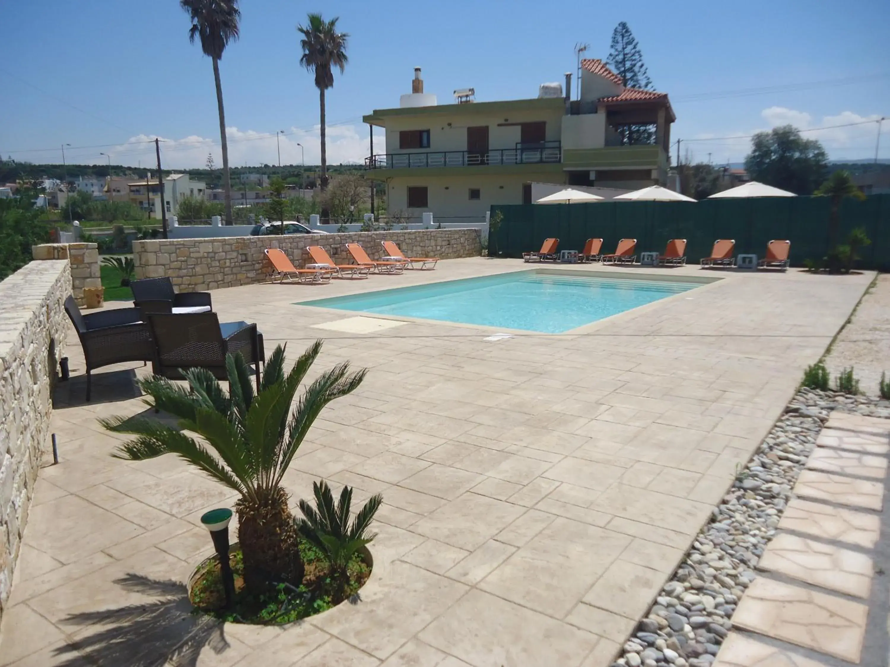 Pool view in Almyra Apartments & Suites Pool view in Almyra Apartments & Suites