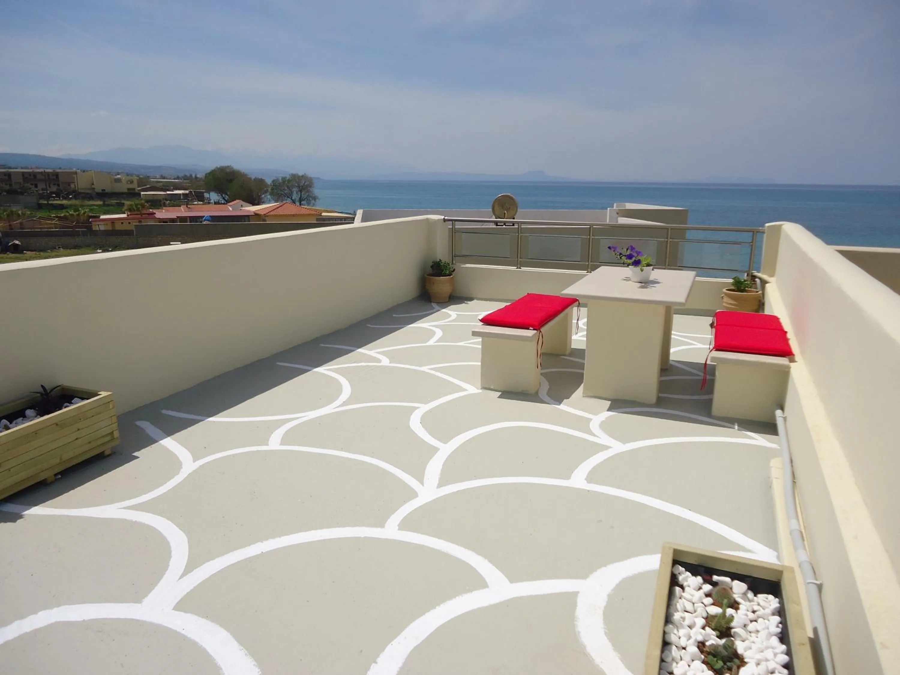 Patio in Almyra Apartments & Suites