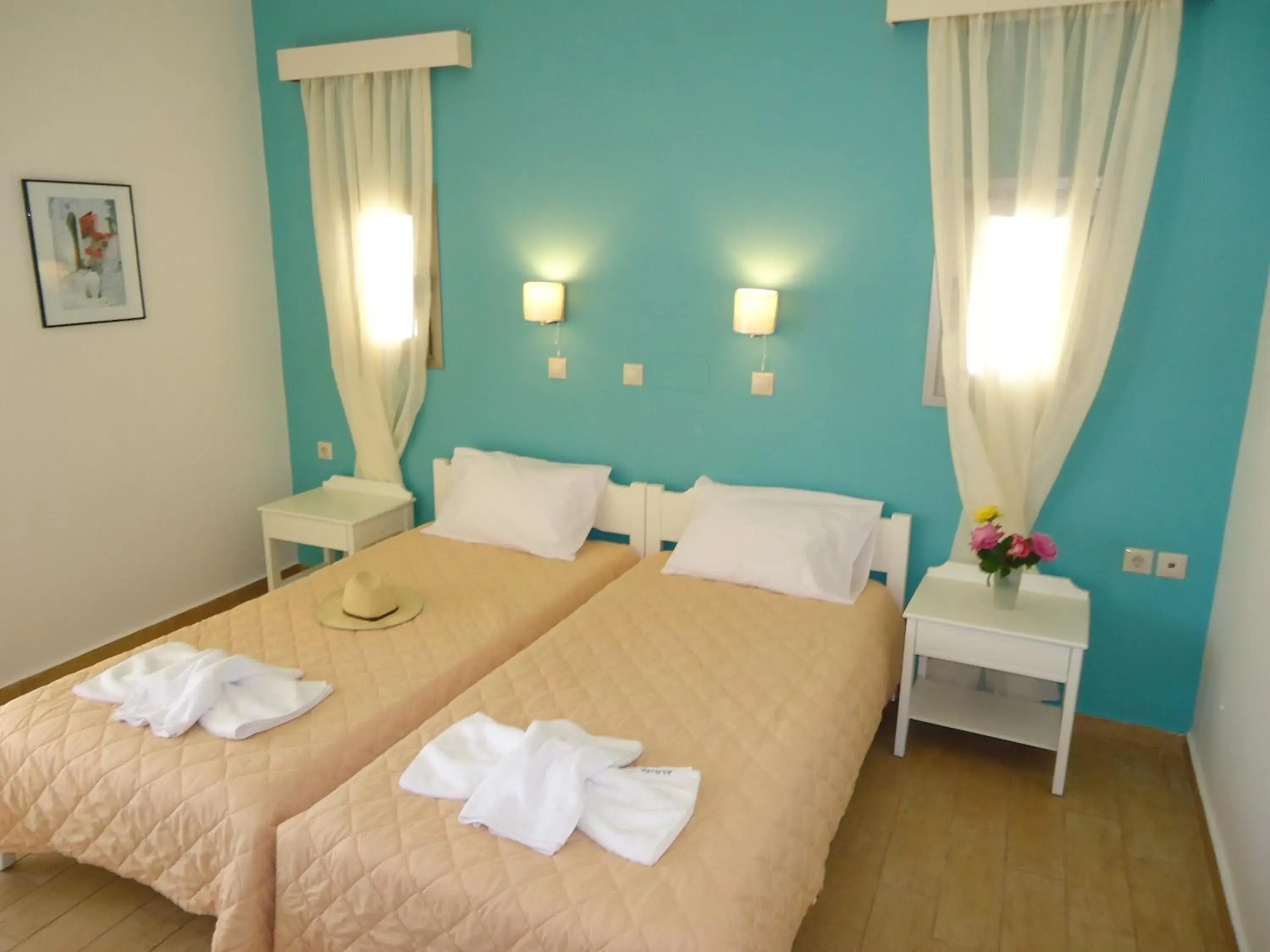 Bed in Almyra Apartments & Suites Bed in Almyra Apartments & Suites