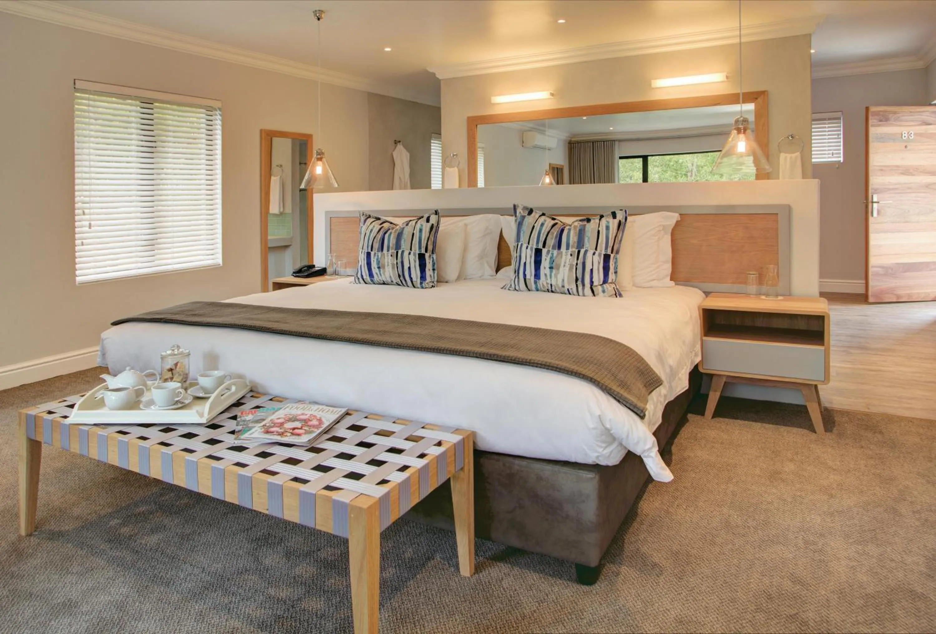 Bedroom, Bed in Knysna Hollow Country Estate