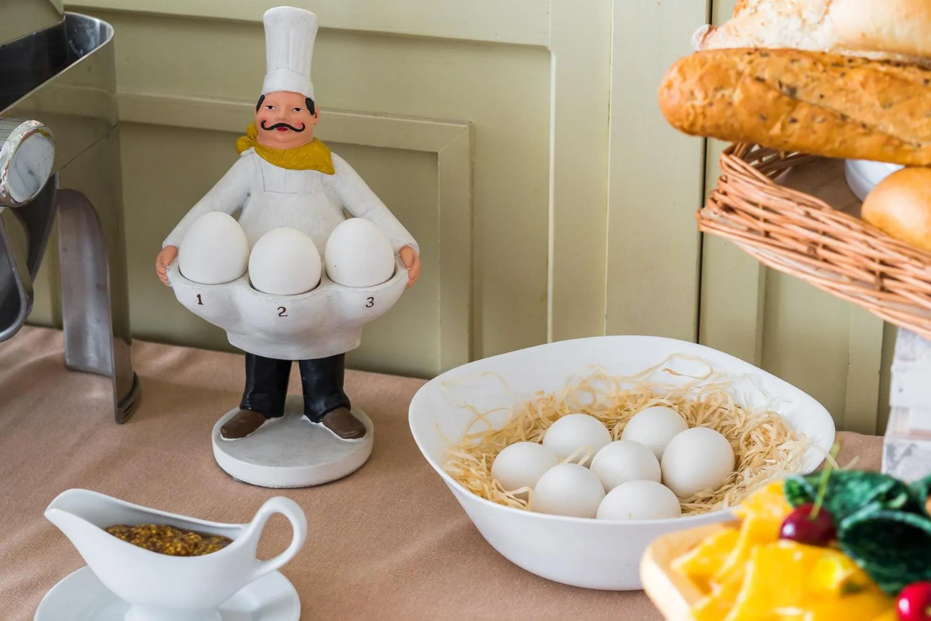 Buffet breakfast in Arcadia Hotel