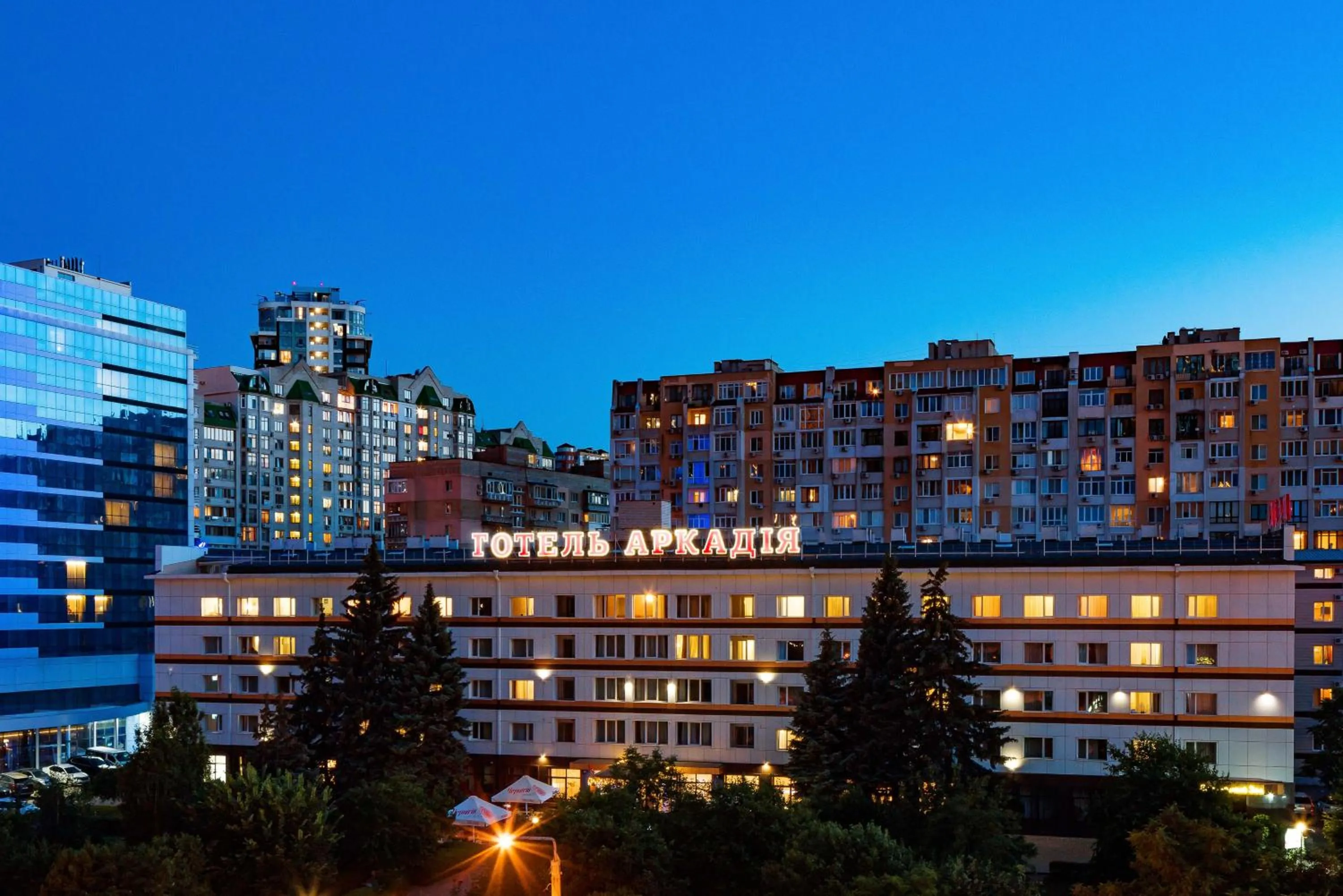 Property building in Arcadia Hotel