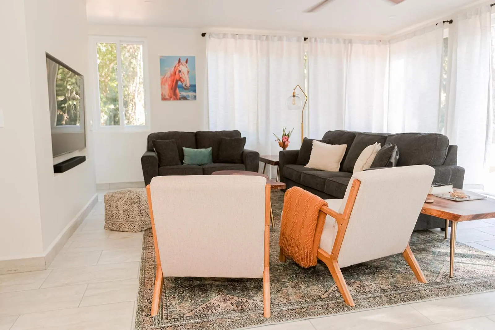 Living room in Sattva Land