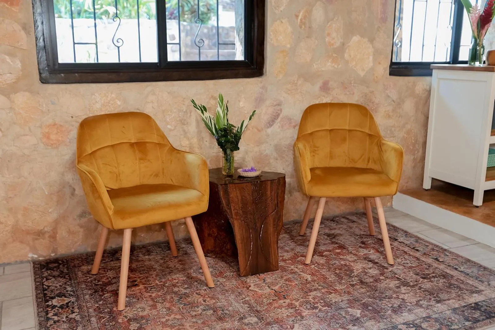 Seating area in Sattva Land