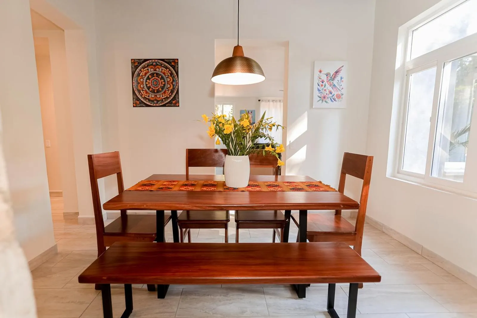 Dining area in Sattva Land