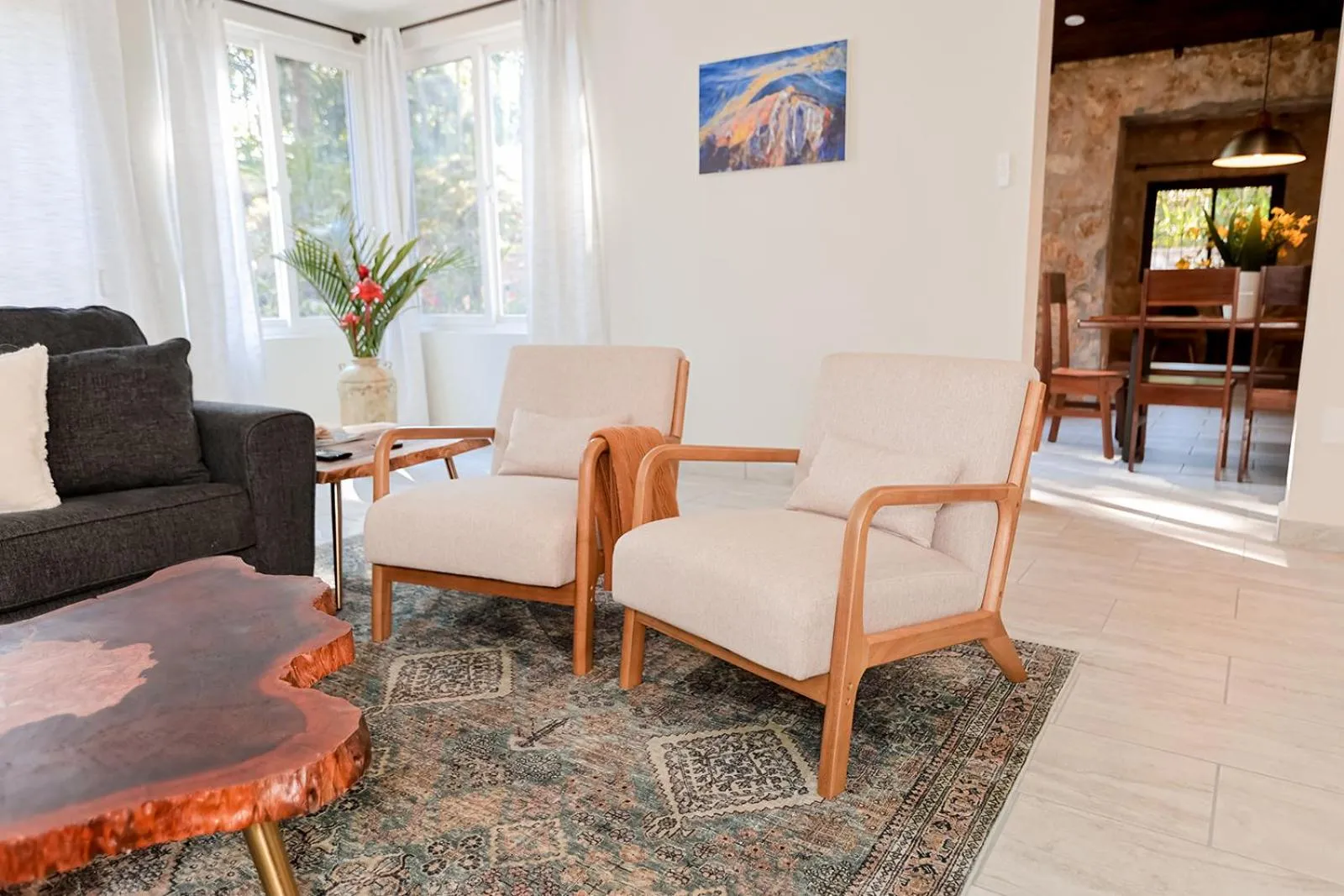 Seating area in Sattva Land