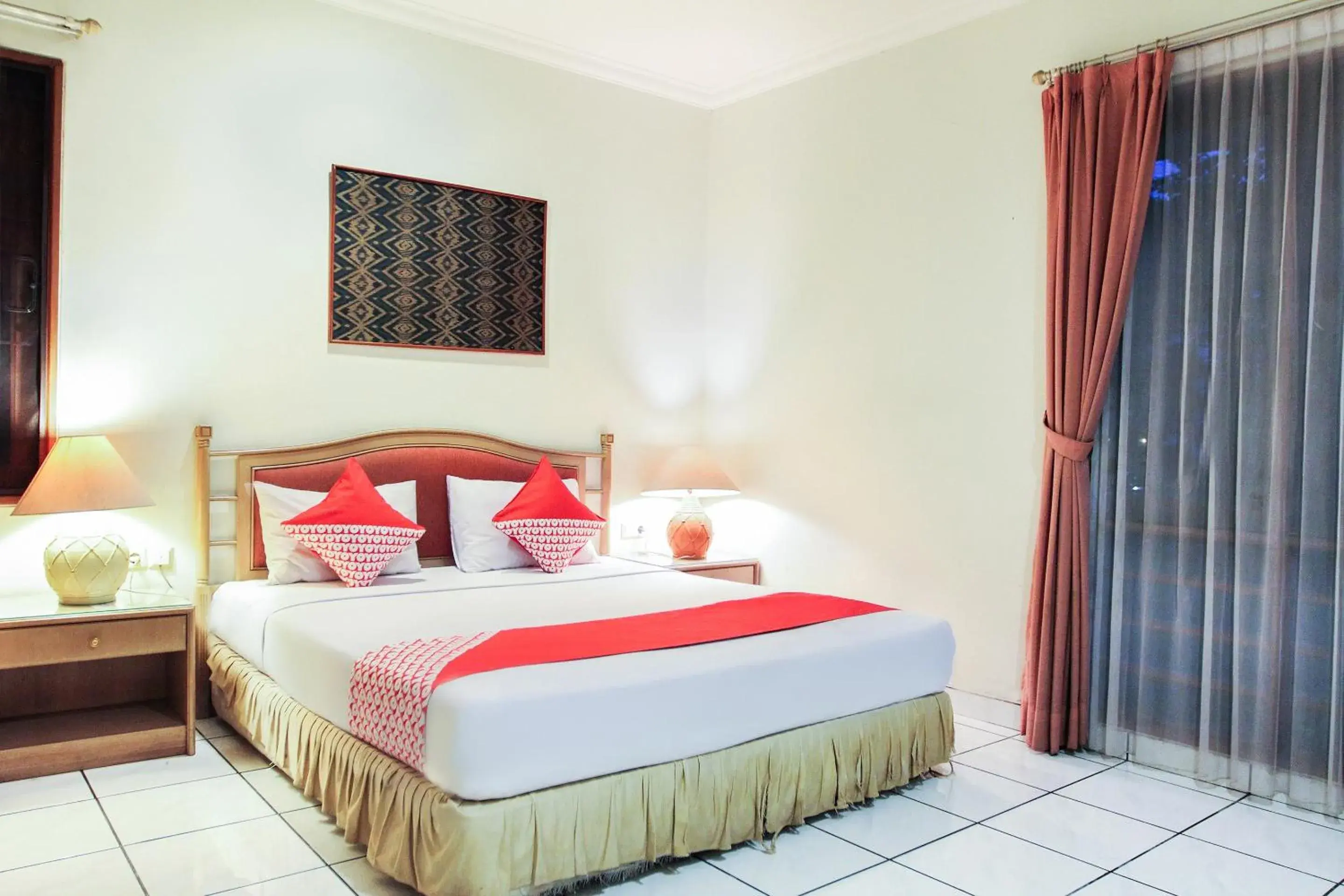 Bedroom, Bed in Hotel O Puri Lotus Bedroom, Bed in Hotel O Puri Lotus