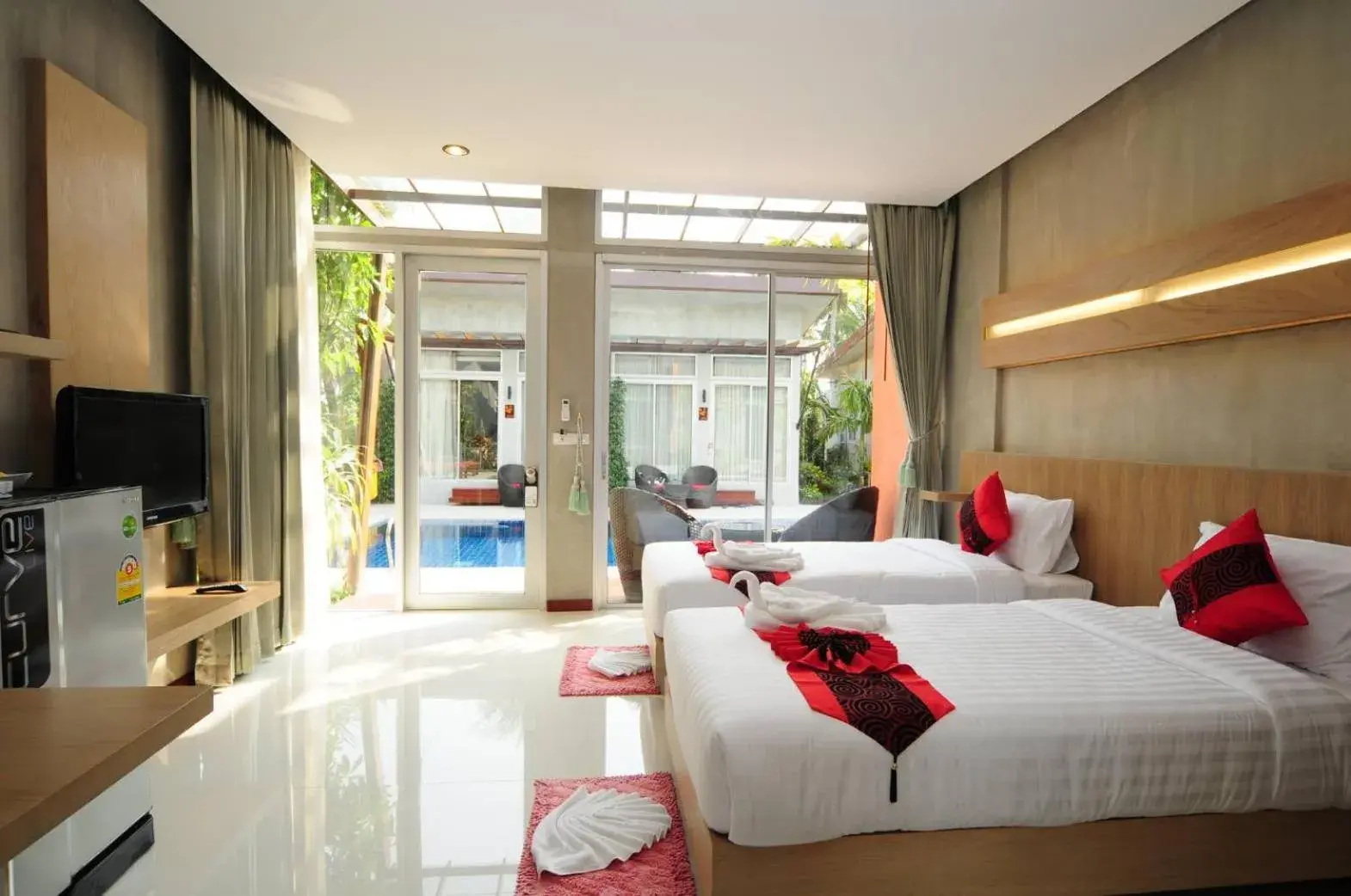 Bed in Phu NaNa Boutique Hotel - SHA Plus Bed in Phu NaNa Boutique Hotel - SHA Plus