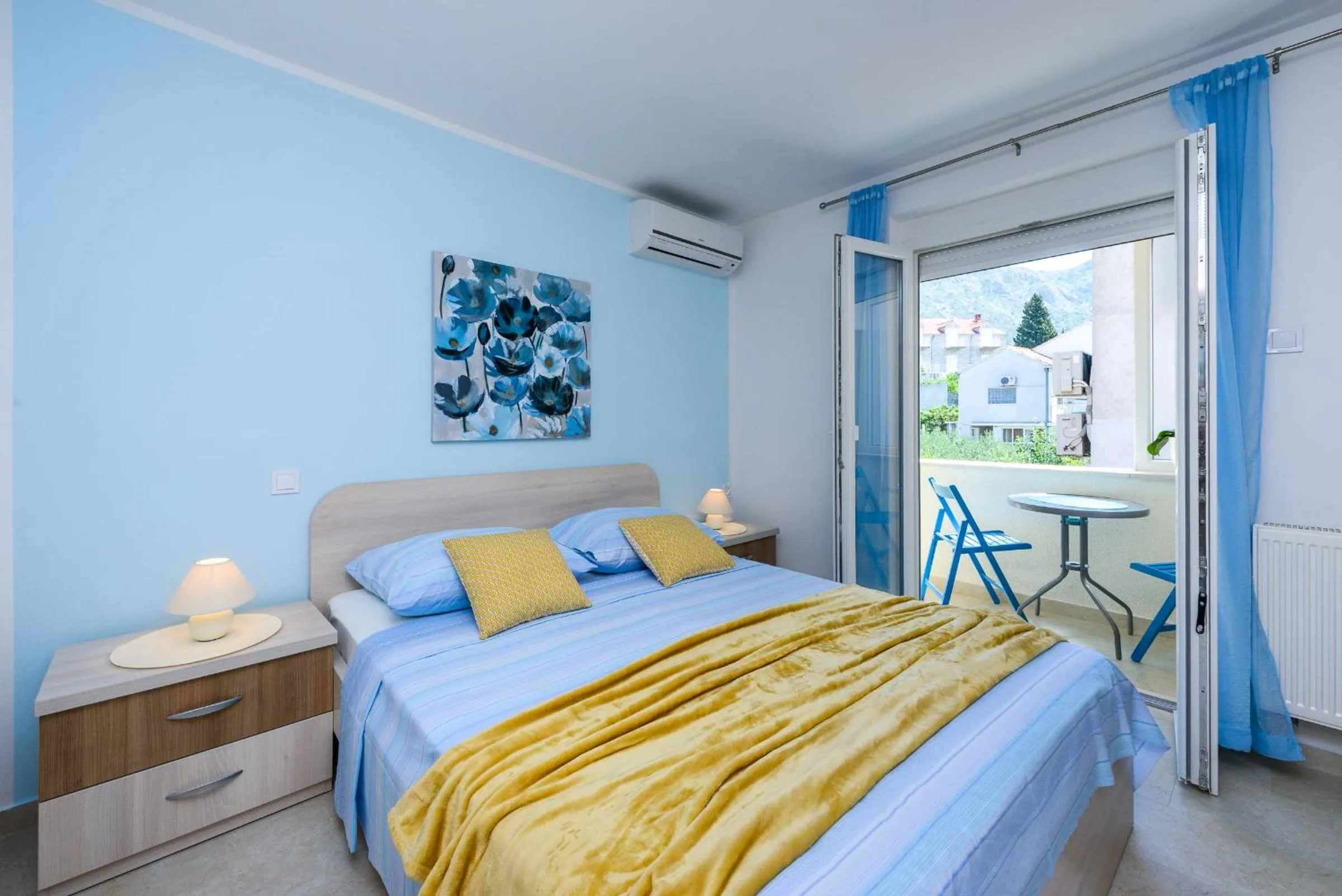 Bed in Villa Ive