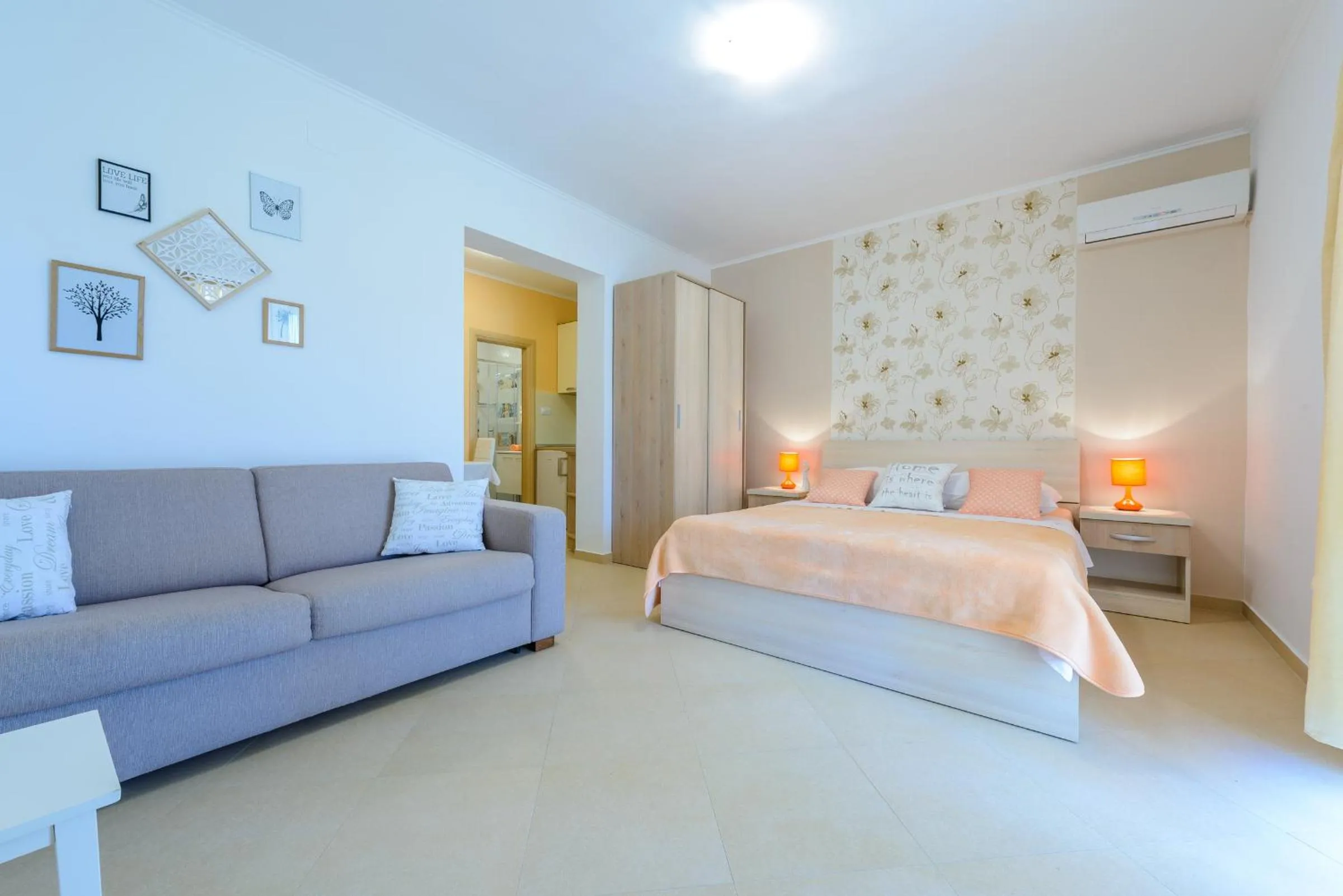 Bed in Villa Ive