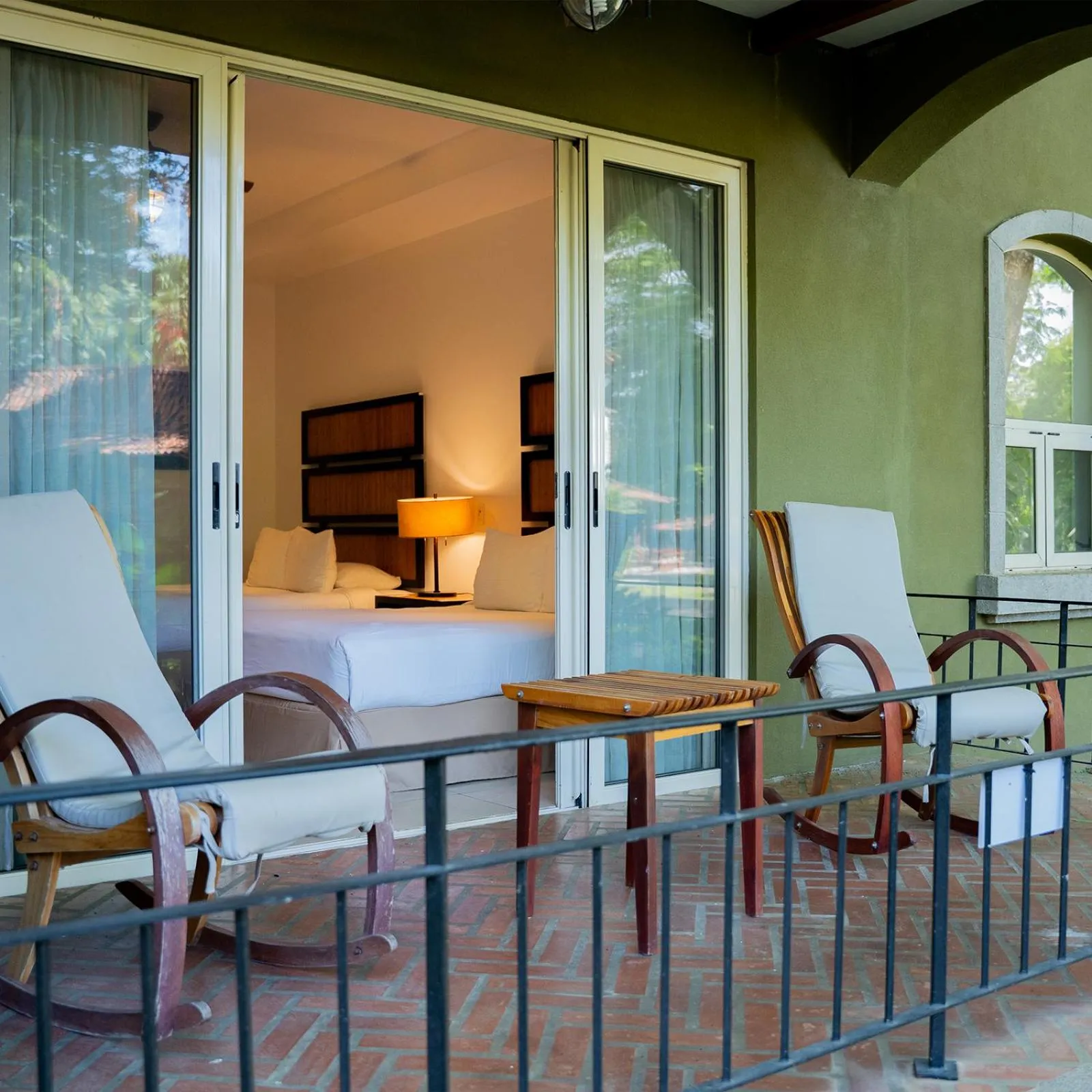 Patio in CC Beach Front Papagayo All Inclusive