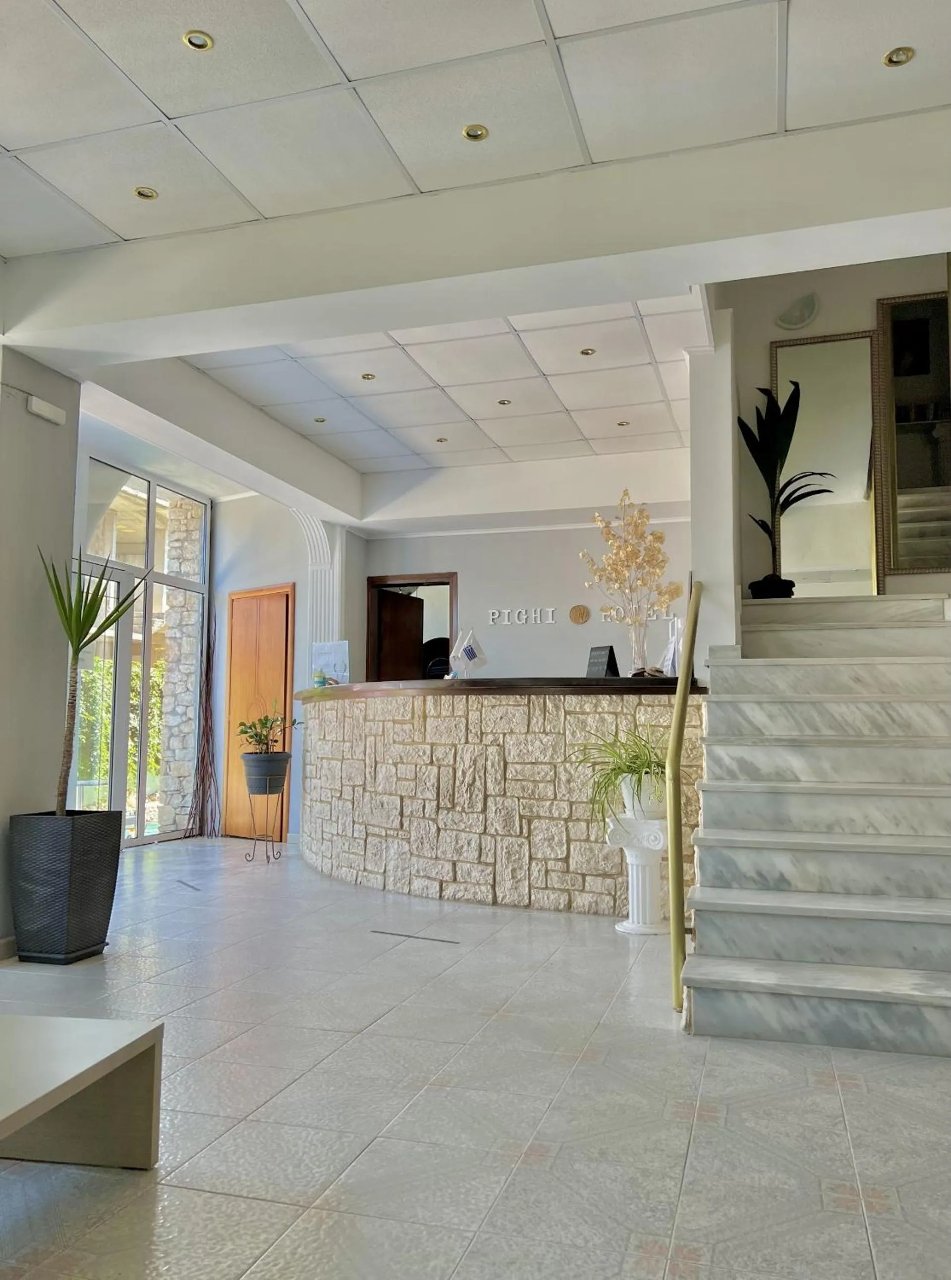 Lobby or reception in Hotel Pighi